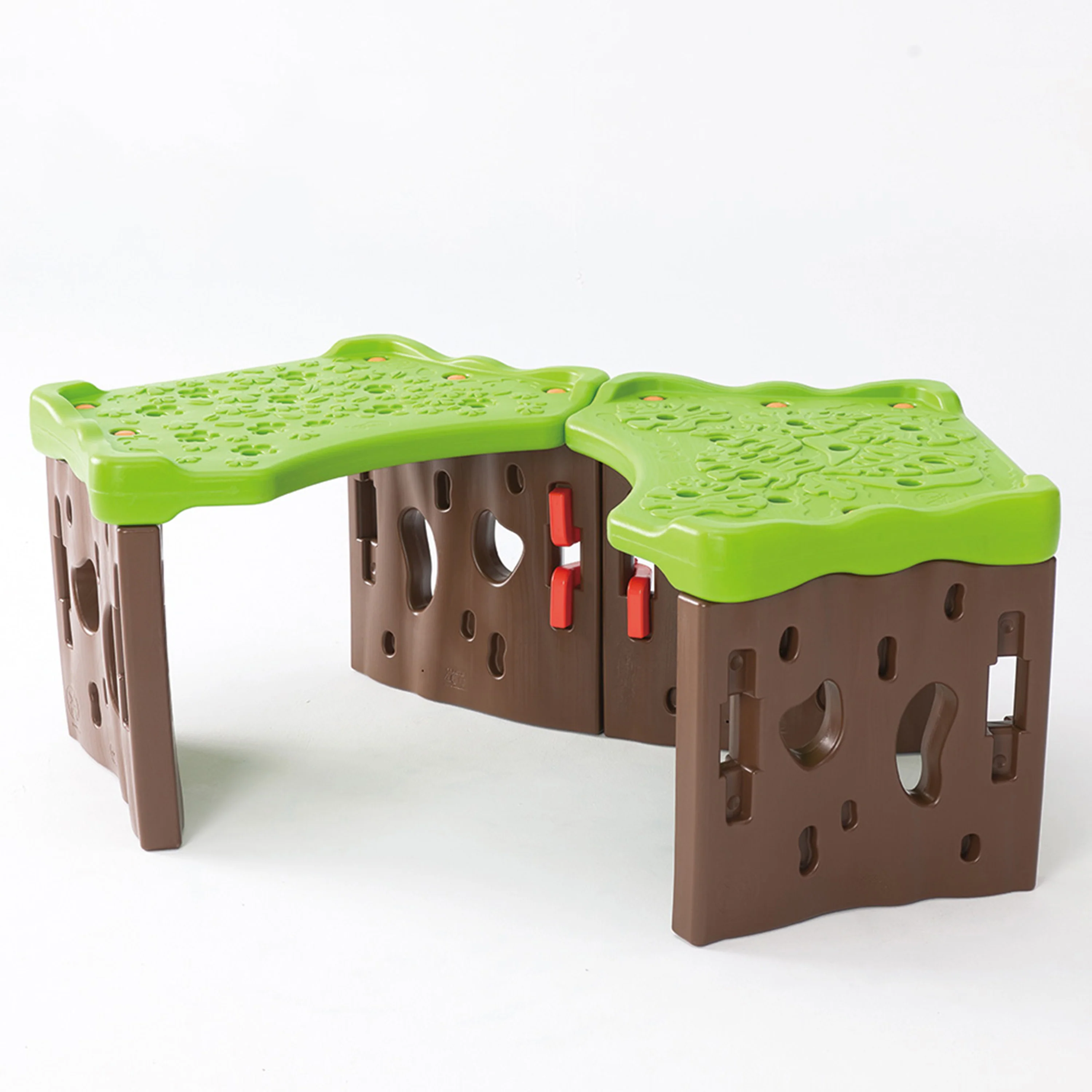 Forest Tunnel Crawl & Balance Play Set | 6-Piece Modular Gross Motor Activity Center - Image 3