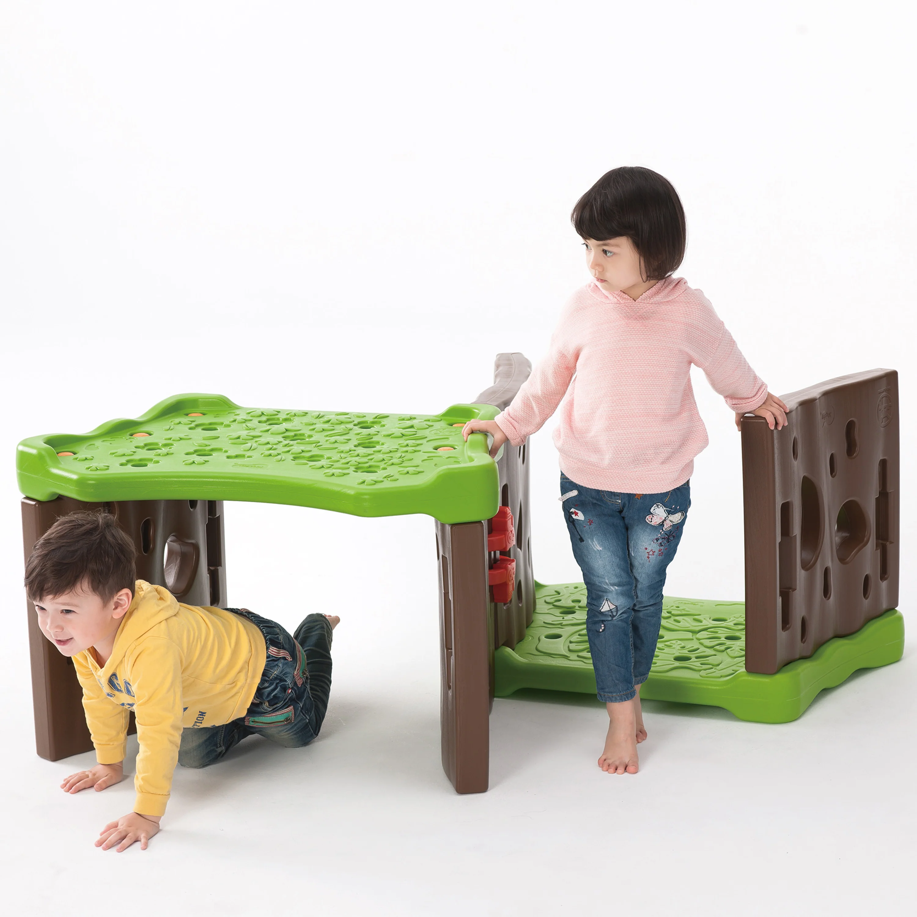 Forest Tunnel Crawl & Balance Play Set | 6-Piece Modular Gross Motor Activity Center - Image 4