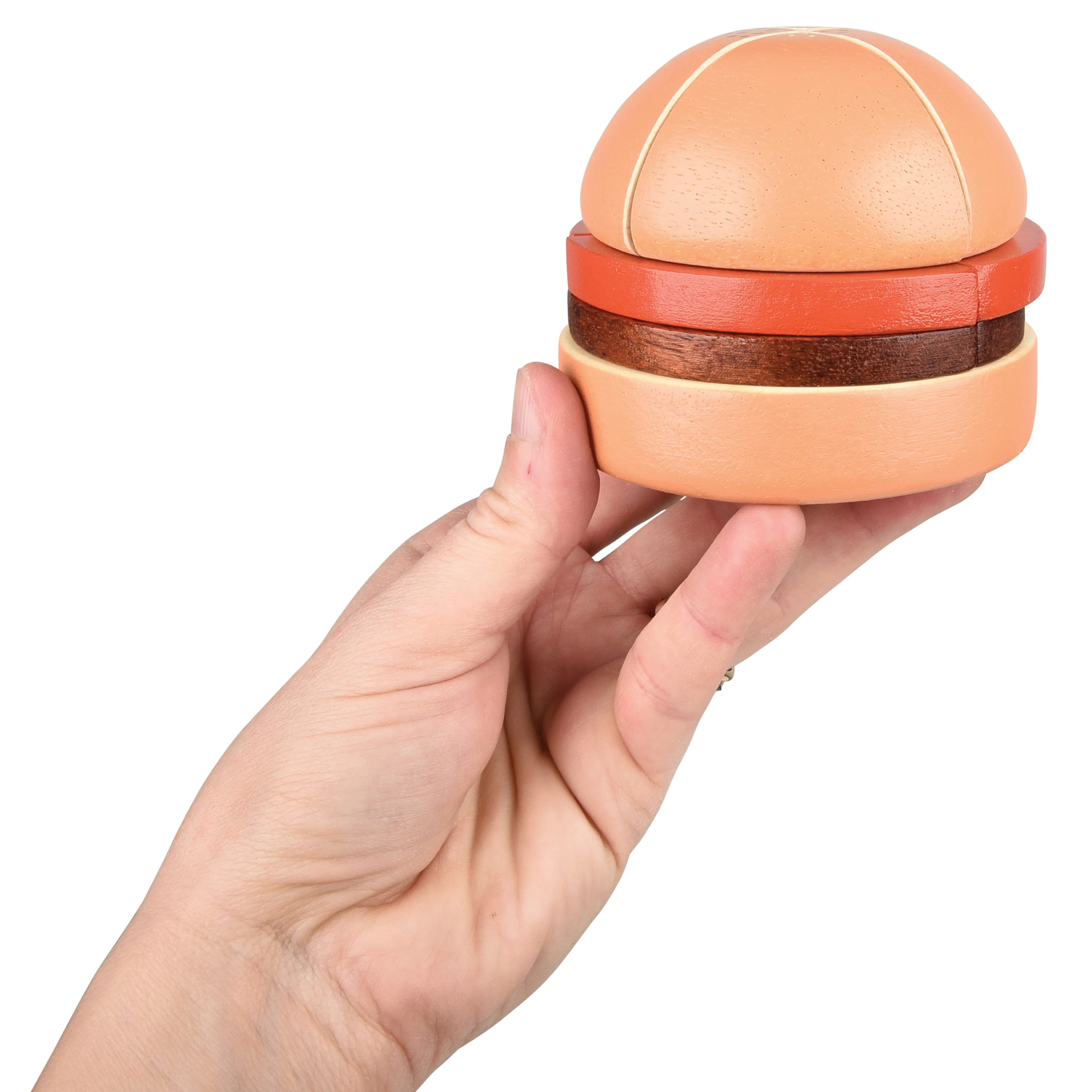 Wooden Fraction Burgers - 40 pieces Montessori Inspired - Image 3