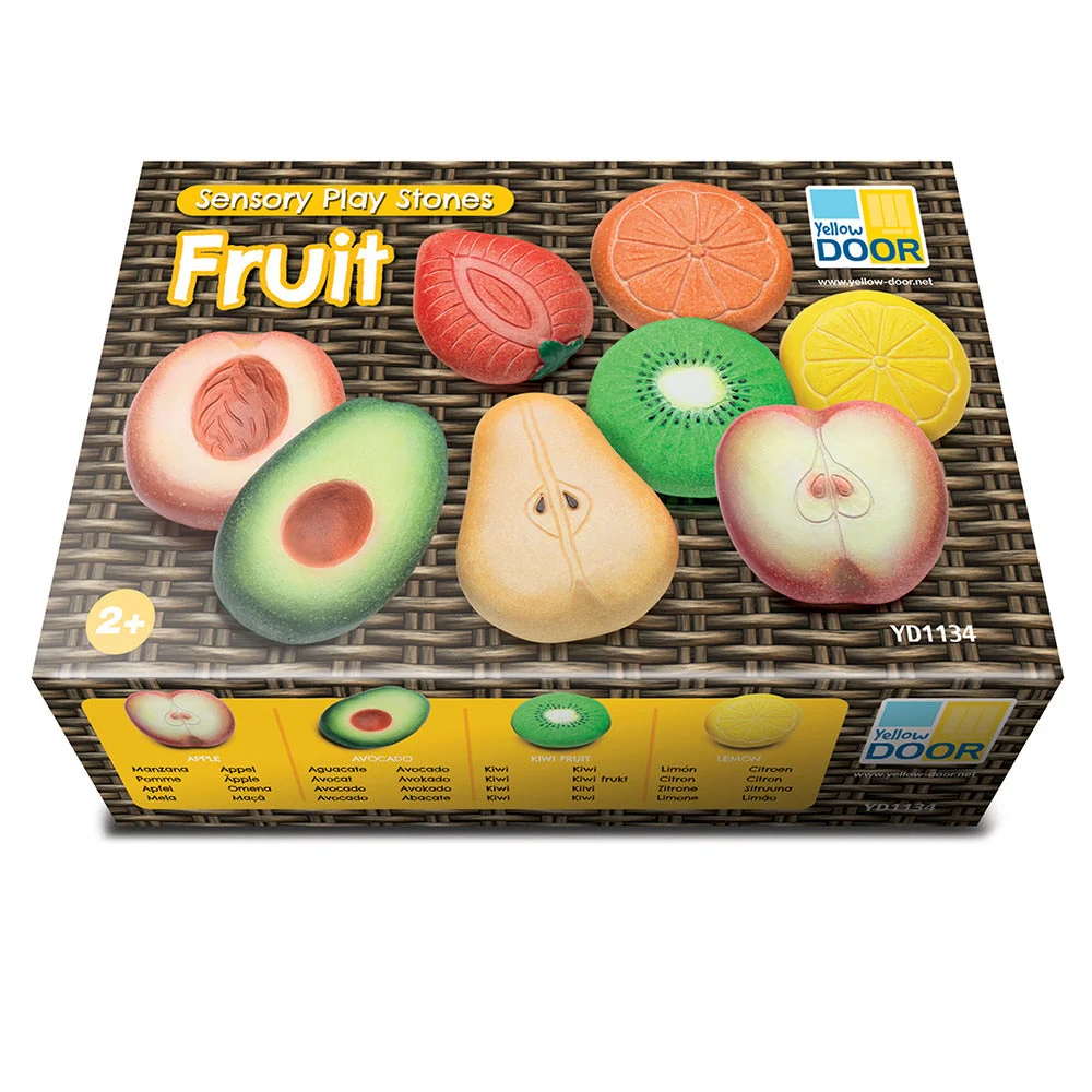 Yellow Door® Fruit Sensory Play Stones - Image 11