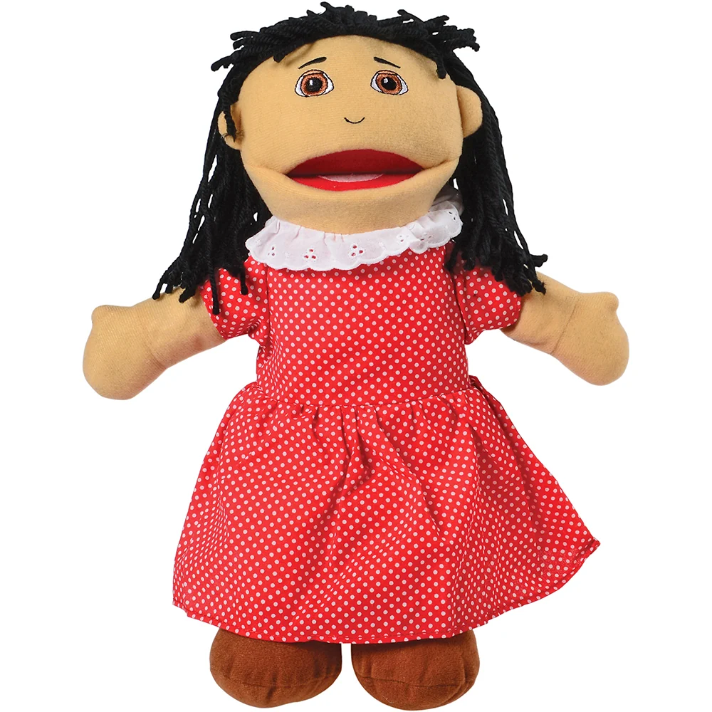 Full Bodied Asian Family Puppets | 4 Piece Set - Image 2