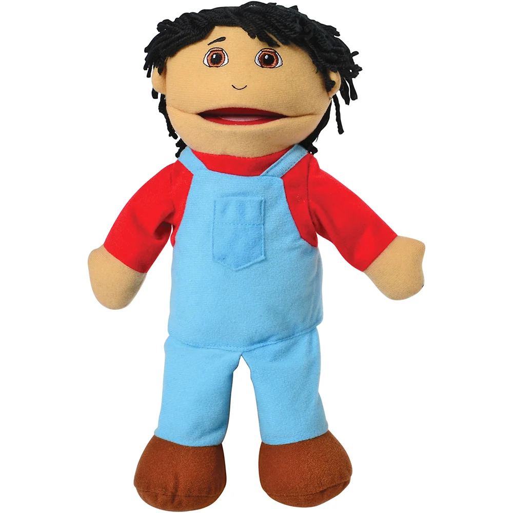 Full Bodied Asian Family Puppets | 4 Piece Set - Image 4