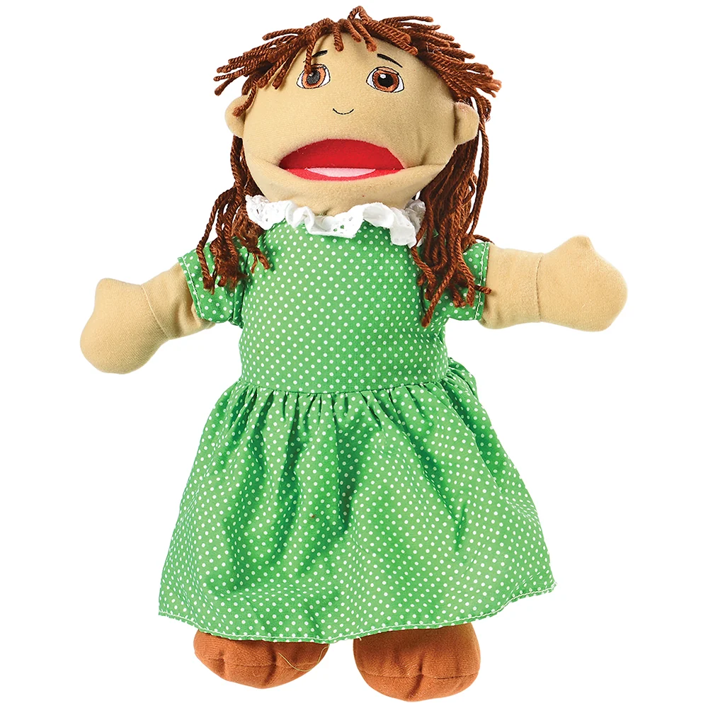 Full Bodied Hispanic Family Puppets | 4 Piece Set - Image 2