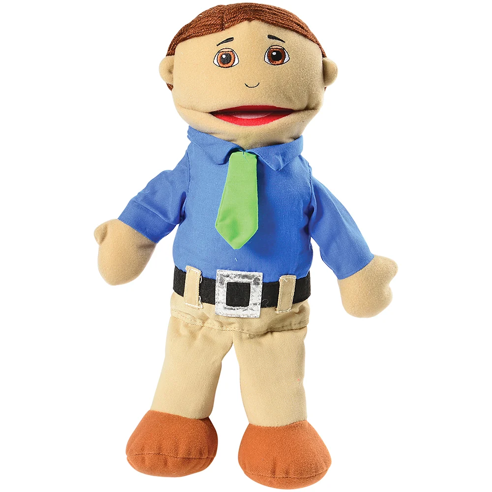 Full Bodied Hispanic Family Puppets | 4 Piece Set - Image 3
