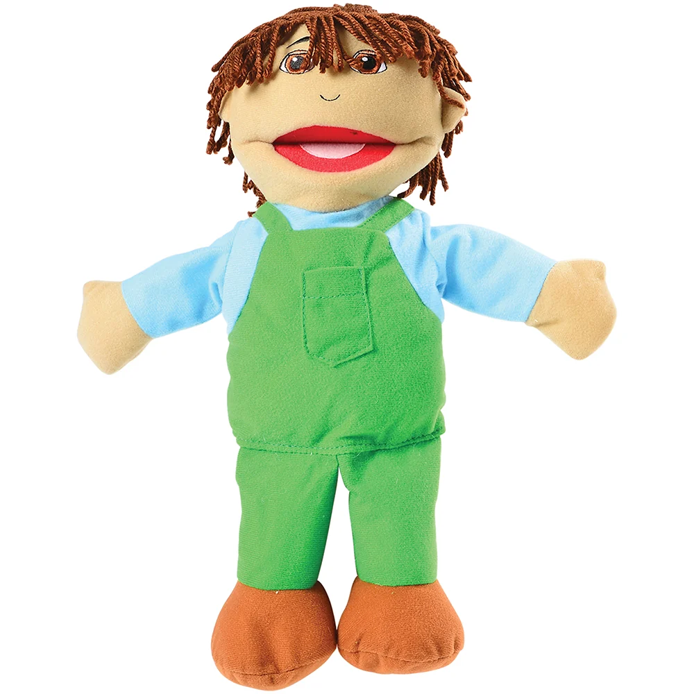 Full Bodied Hispanic Family Puppets | 4 Piece Set - Image 4