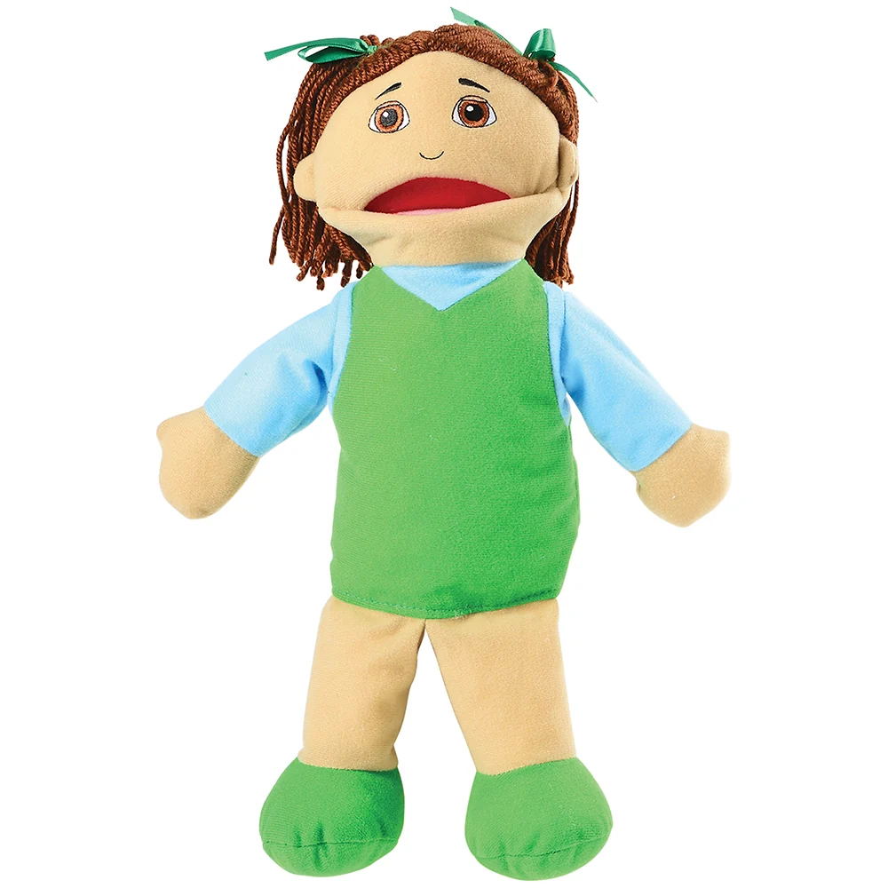 Full Bodied Hispanic Family Puppets | 4 Piece Set - Image 5