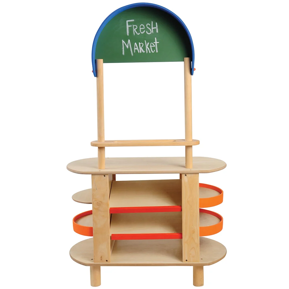 Fun-Fresh Market Stall | Child-Sized Pretend Play Furniture - Image 4
