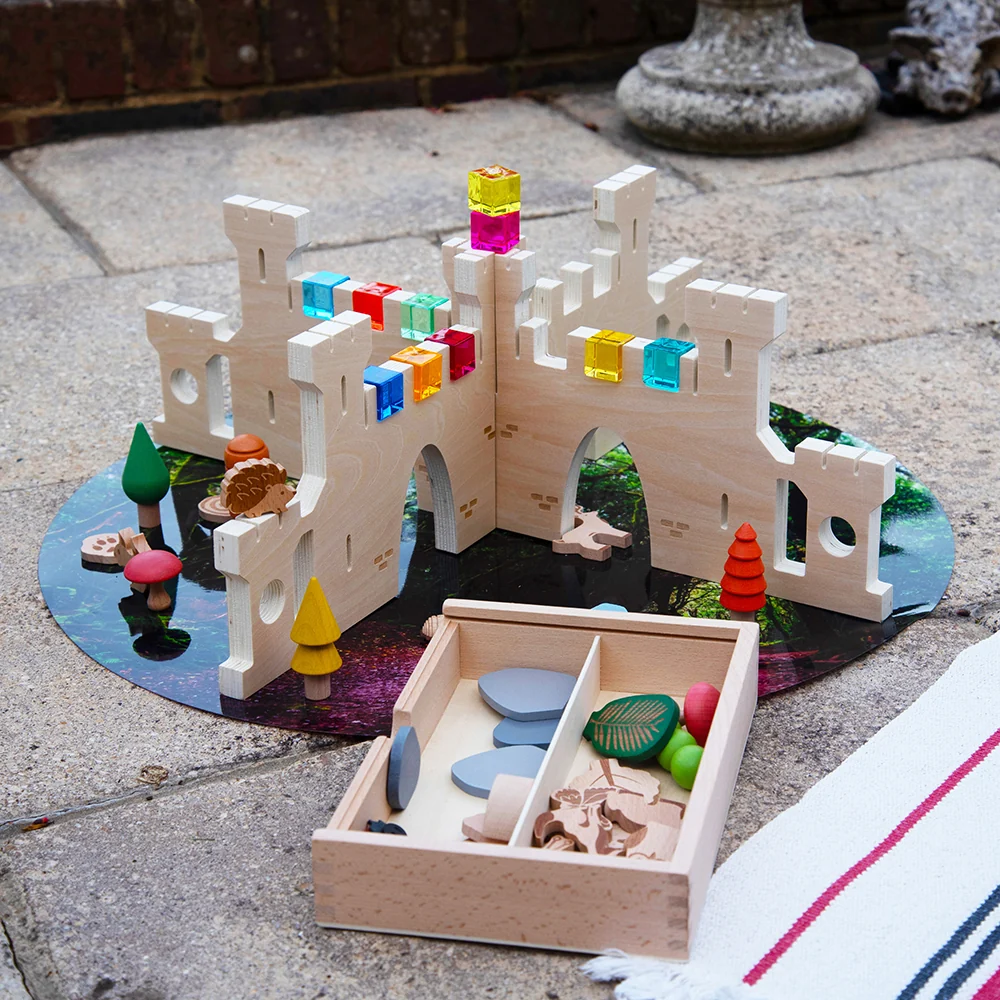 Gem Cubes 10-Piece Set | Colorful Acrylic Blocks for Light Play & Sensory Learning - Image 14