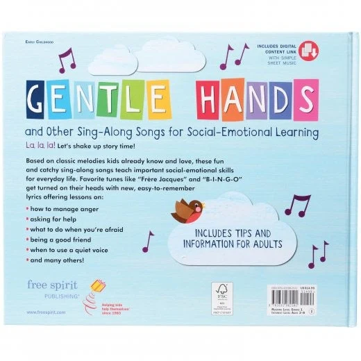 Gentle Hands and other Sing-Along Songs for Social-Emotional Learning (Hardcover Book) - Image 3