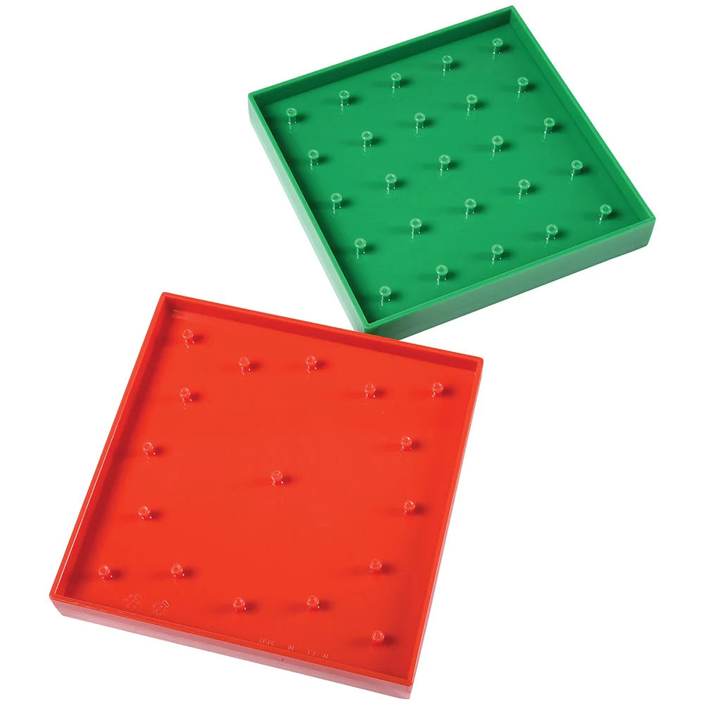 Colorful Double-Sided Geoboards Set | Explore Shapes & Symmetry - Image 11