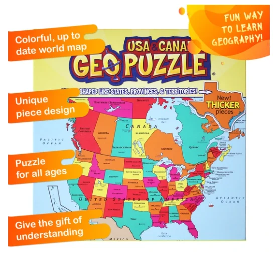 GEOPUZZLE- USA and Canada - Image 3