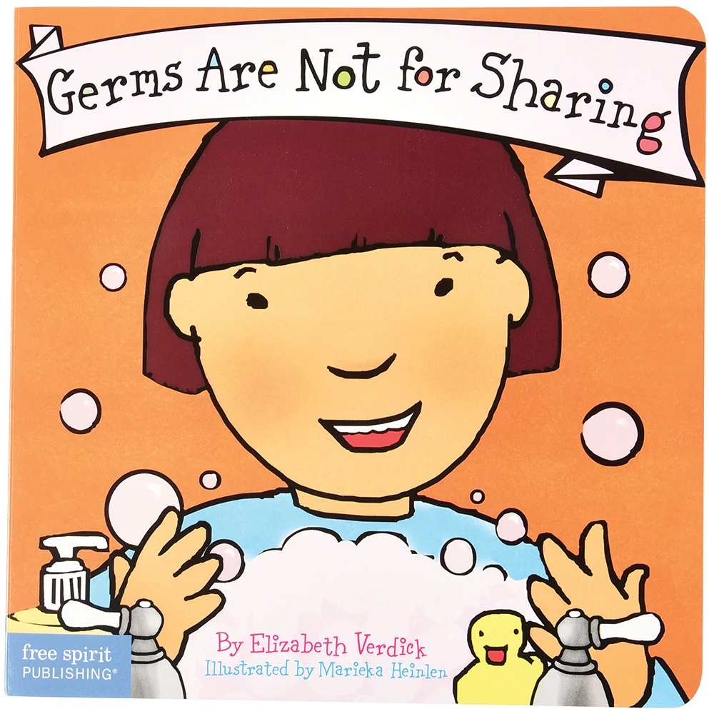 Germs Are Not For Sharing Board Book | Toddler Hygiene & Social-Emotional Learning Tool