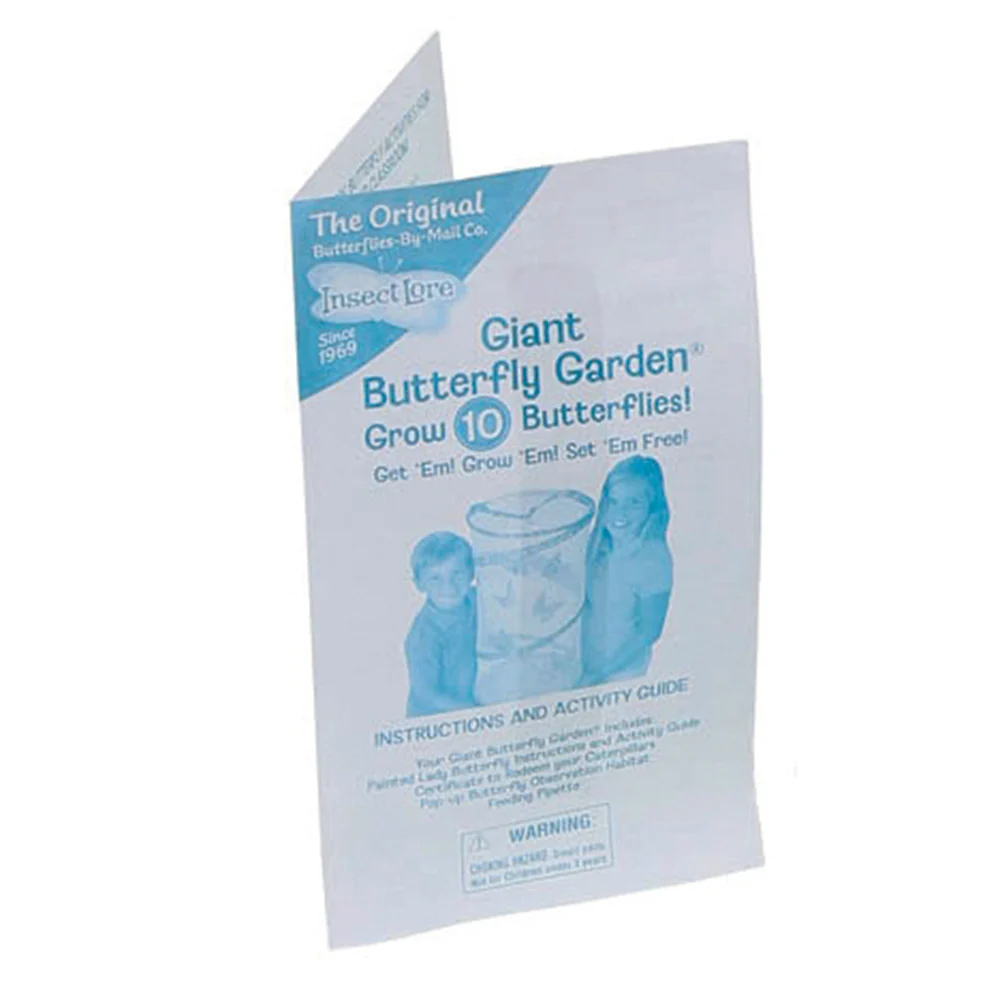 Giant Butterfly Garden® Kit | Includes Habitat, Caterpillars, and Guide - Image 3