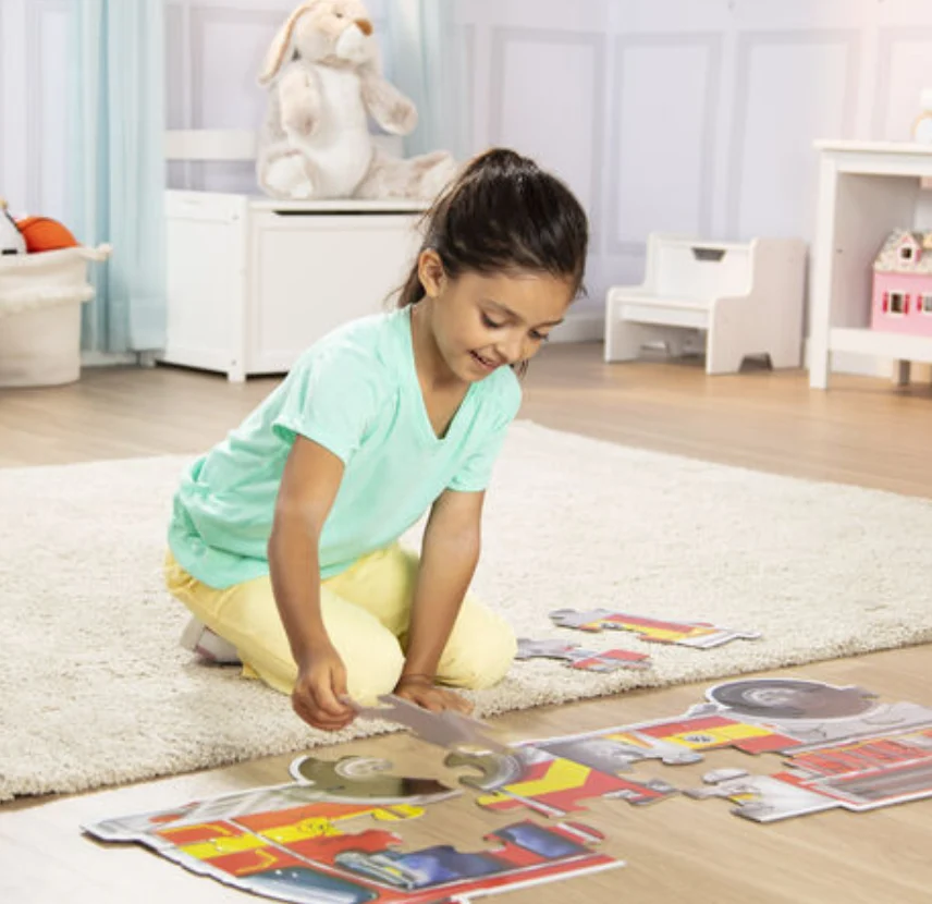 Melissa and Doug® Giant Fire Truck Floor Puzzle - Image 3