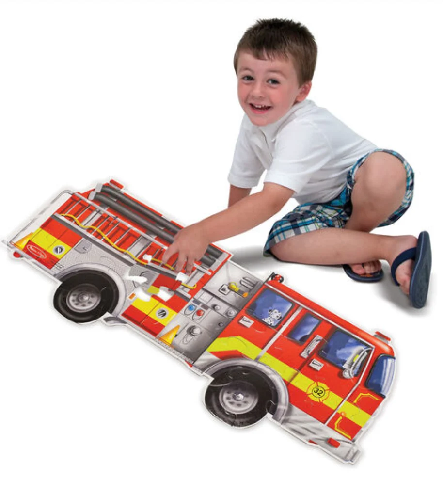 Melissa and Doug® Giant Fire Truck Floor Puzzle - Image 5