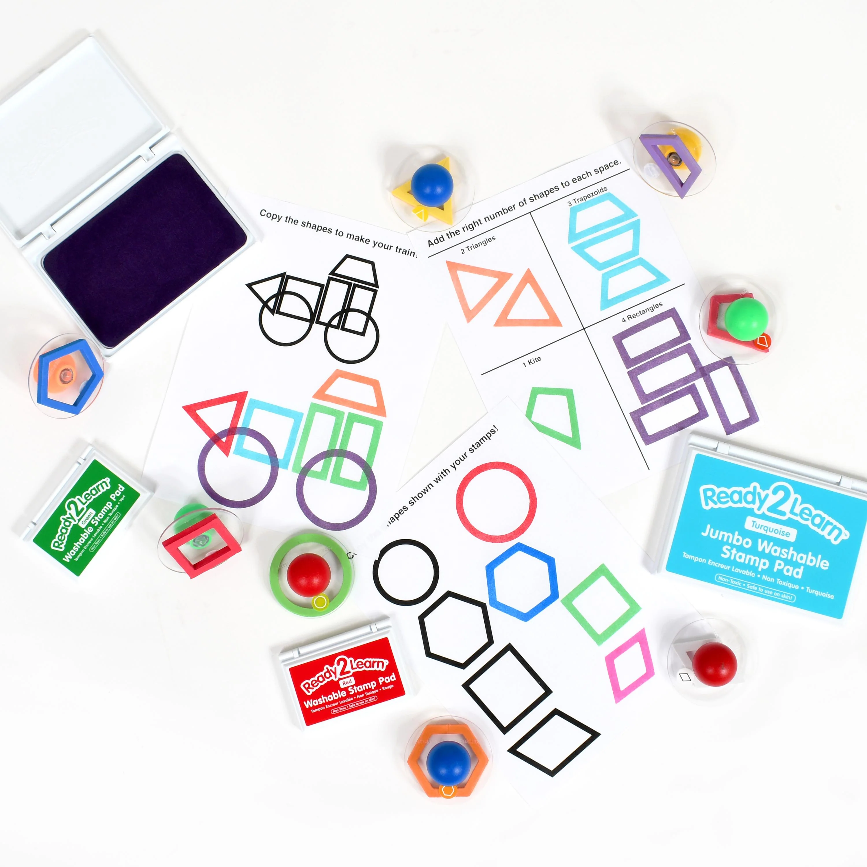 Giant Knobbed Geometric Shape Stampers - Image 5