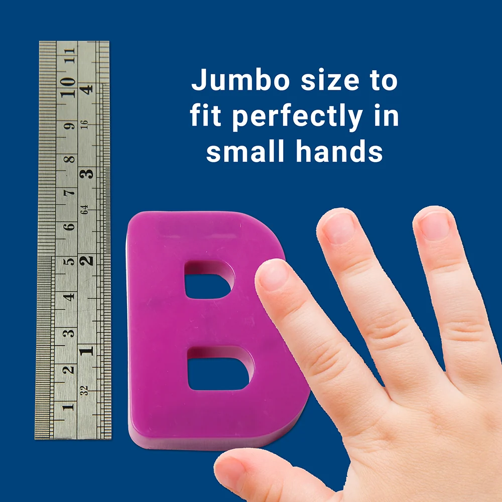 Giant Uppercase Magnetic Letters | 40-Piece Alphabet Set - Image 3