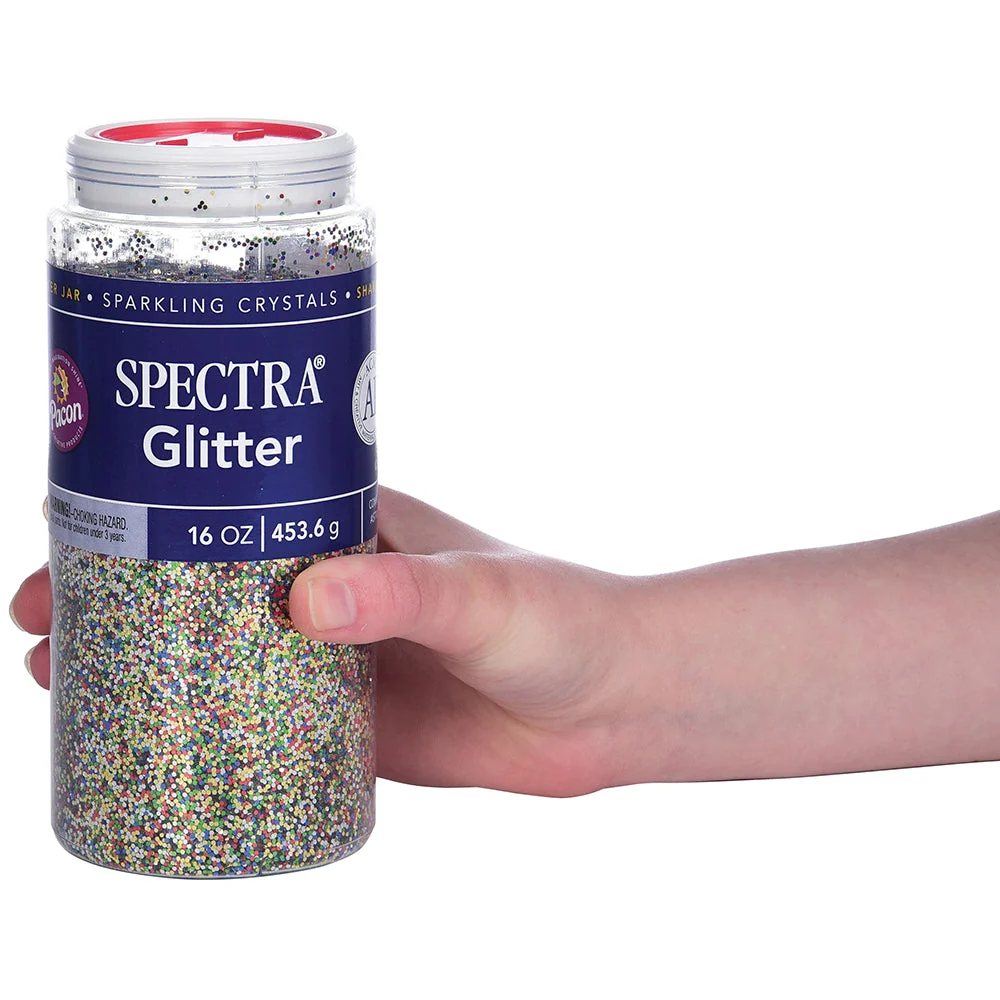 Glitter 1 pound Jar - Multi Colored - Image 2
