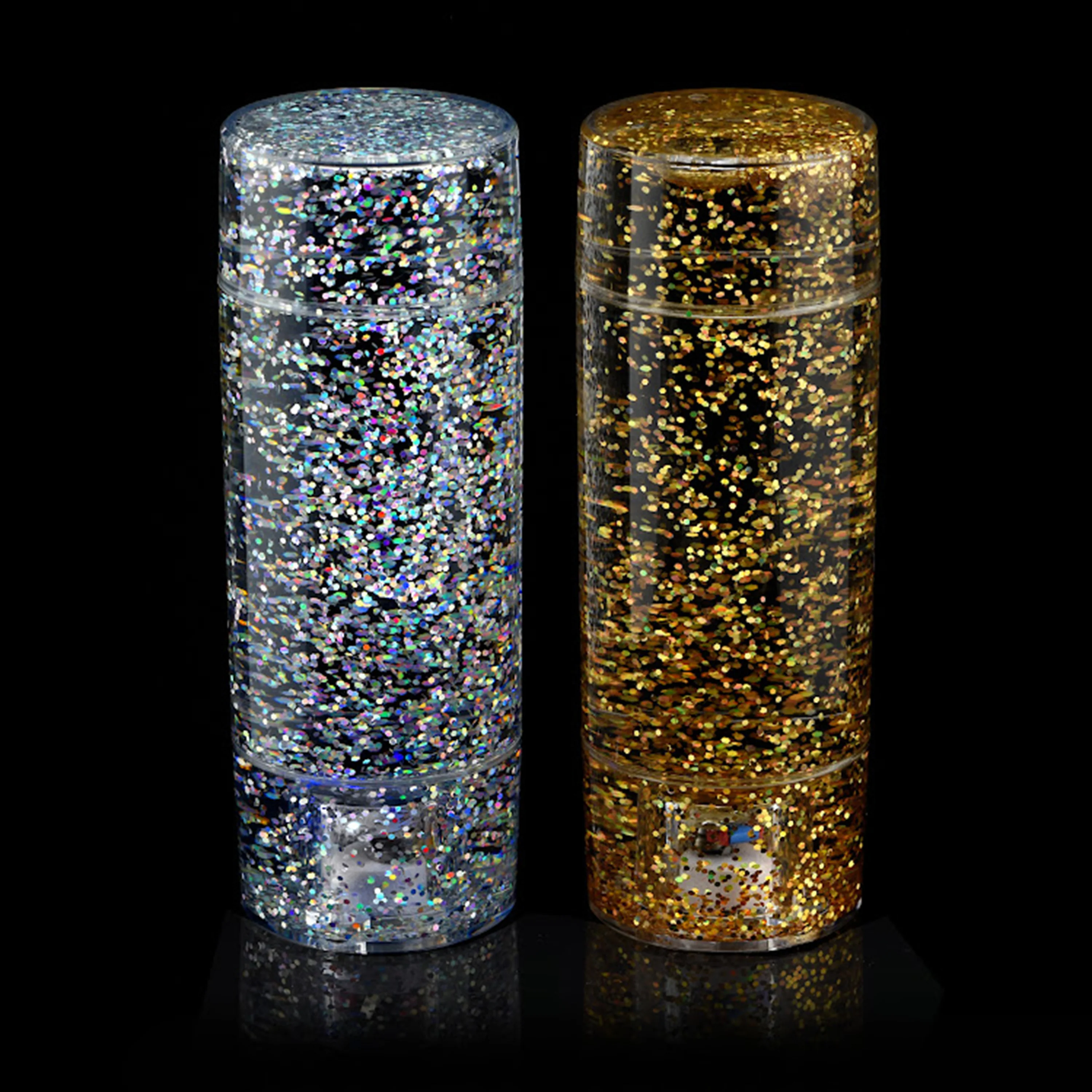 Glitter LED Calm Down Jars | 2-Pack Sensory Glitter Lights - Image 2