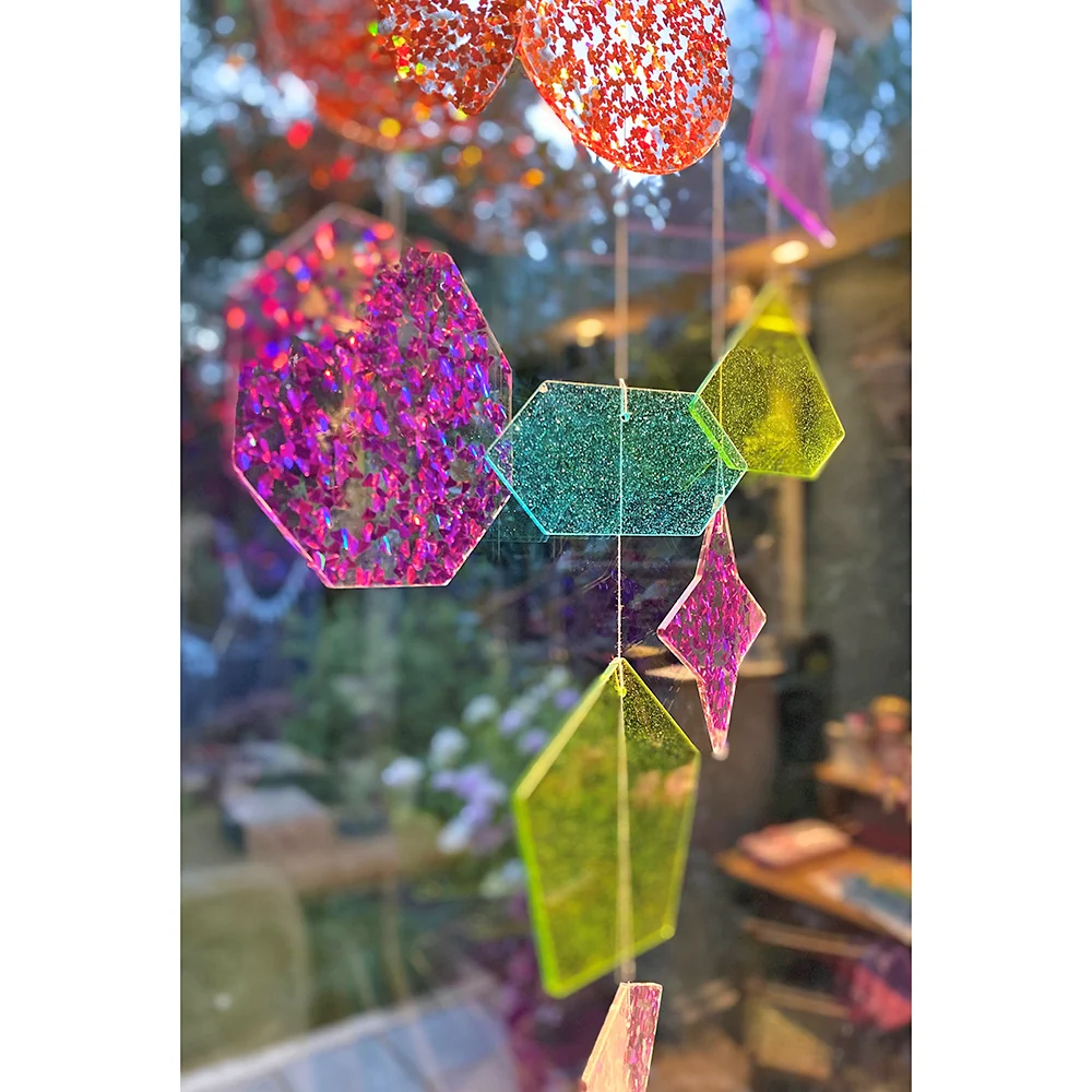 Glitter Panels 21-Piece Set | Acrylic Color and Shape Exploration for Sensory Play - Image 5