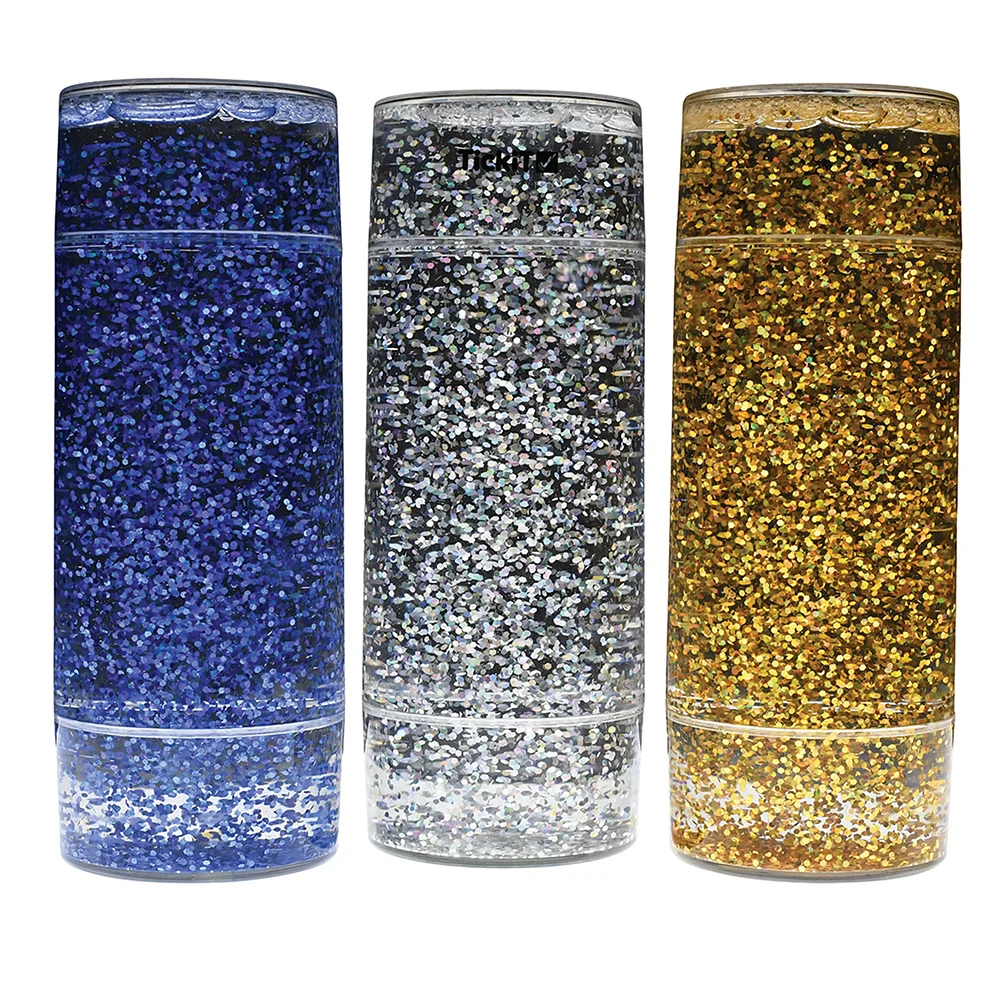 Glittering Sensory Storm Tubes – Calming Support for Special Needs & Classroom Focus | Set of 3