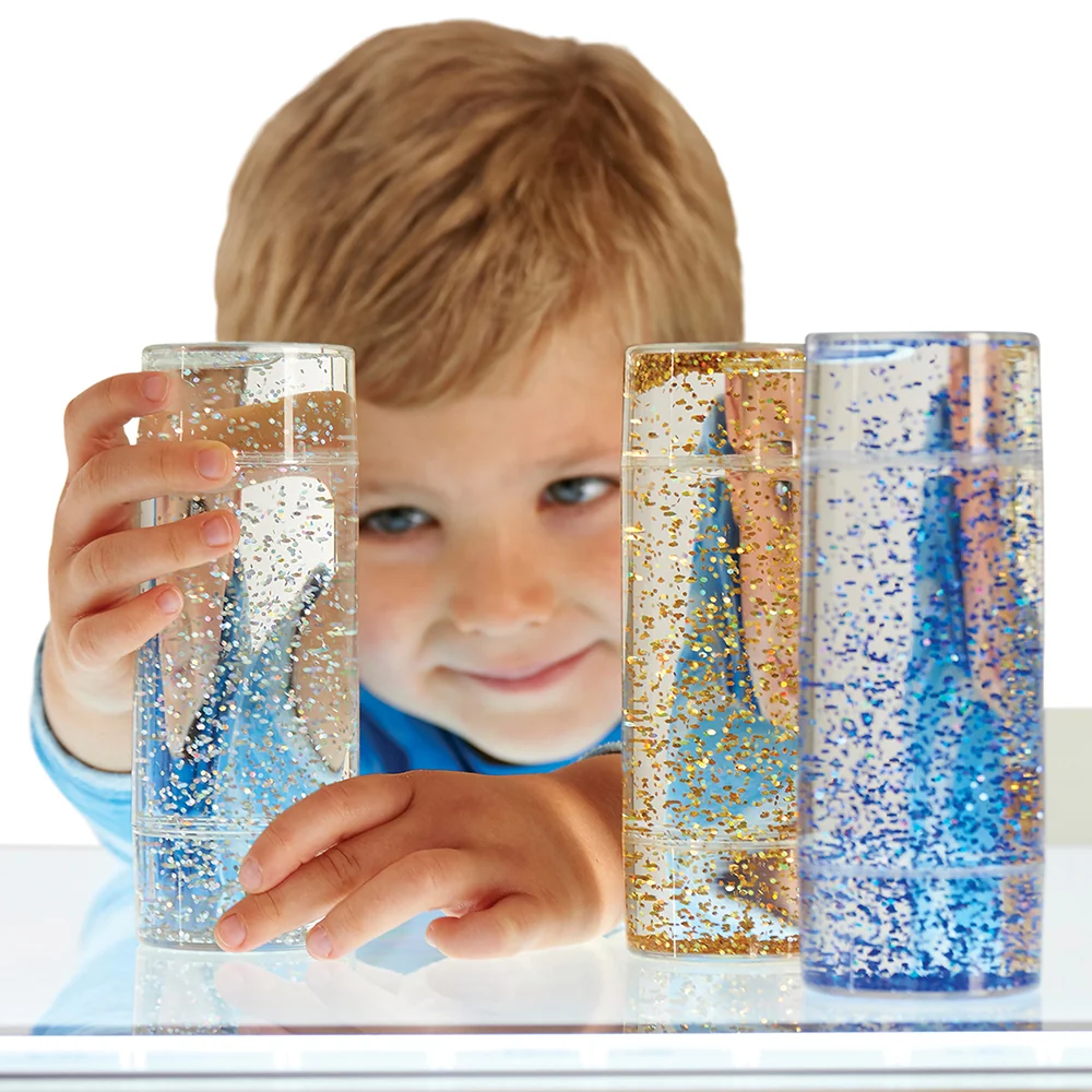 Glittering Sensory Storm Tubes – Calming Support for Special Needs & Classroom Focus | Set of 3 - Image 7
