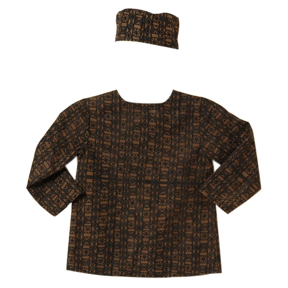 Patterned Festival Tunic and Cap | African Heritage