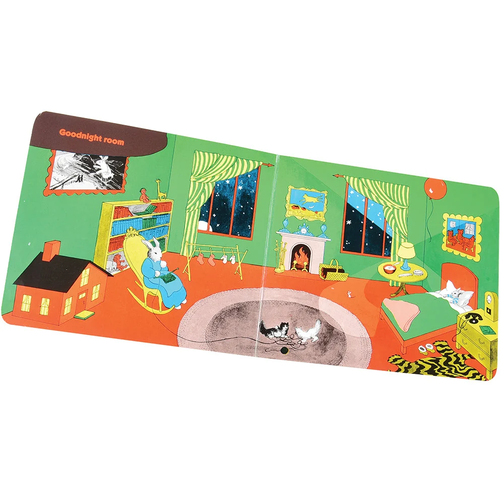 Goodnight Moon Puppet and Props Storytelling Set with Board Book* | Bunny Hand Puppet, 19 Fabric Story Props, Backdrop & Storage Bag - Image 5