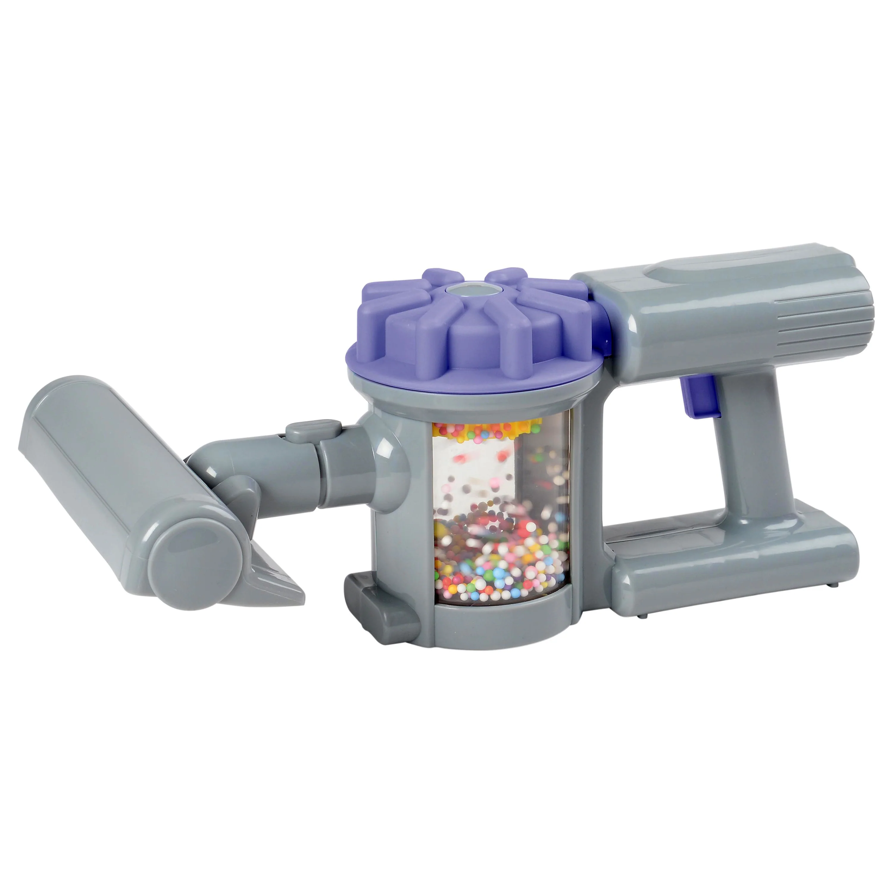 Realistic Handheld Pretend Vacuum with Attachments – Preschool Dramatic Play Cleaning Set - Image 3