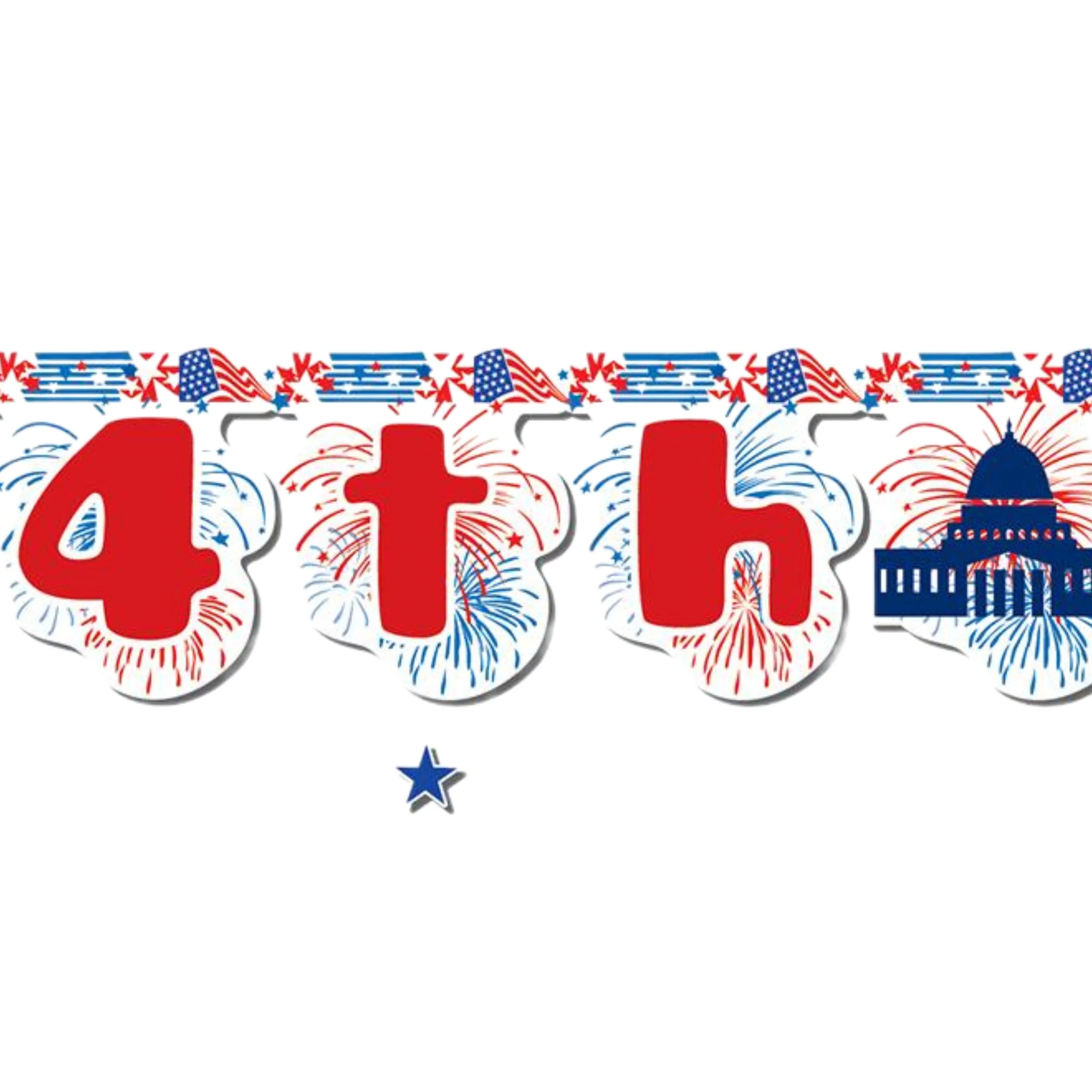 Happy 4th of July Classroom Banner Decoration - Image 3