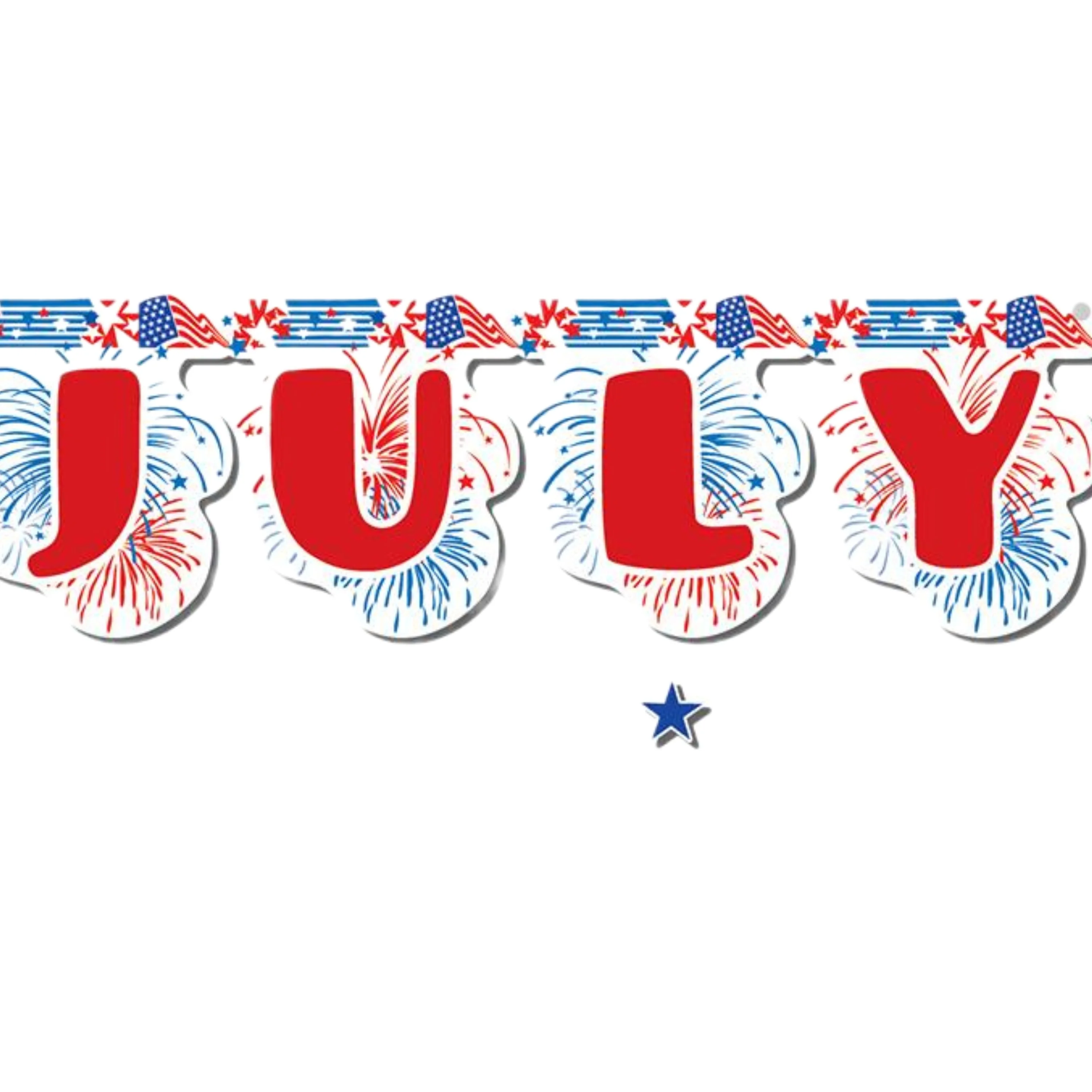 Happy 4th of July Classroom Banner Decoration - Image 4