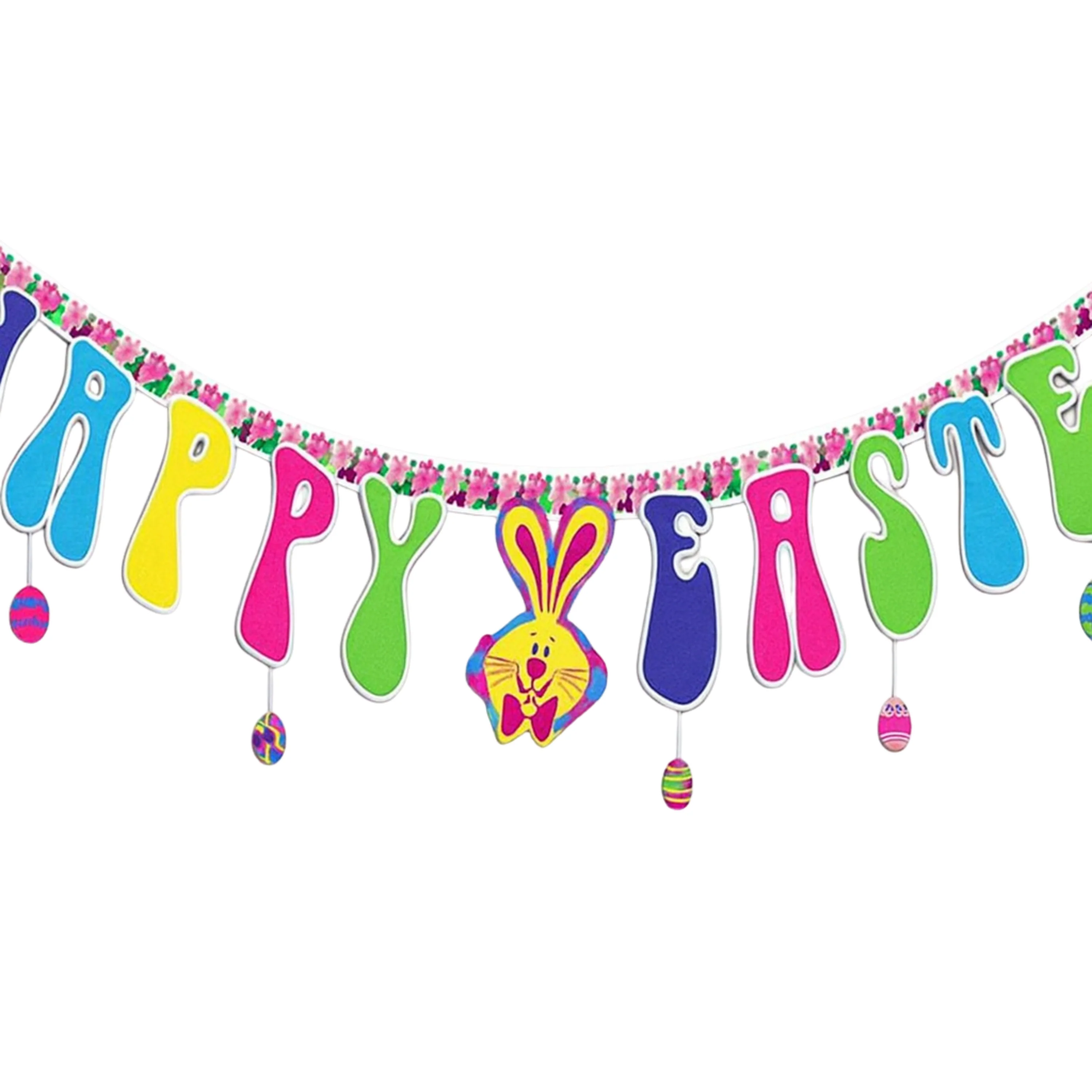 Happy Easter Banner – 13" x 118" | Bright, Festive Décor for Classrooms or Homeschool - Image 4