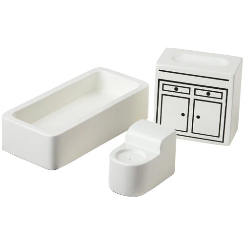 Hardwood Doll House Furniture - Bathroom