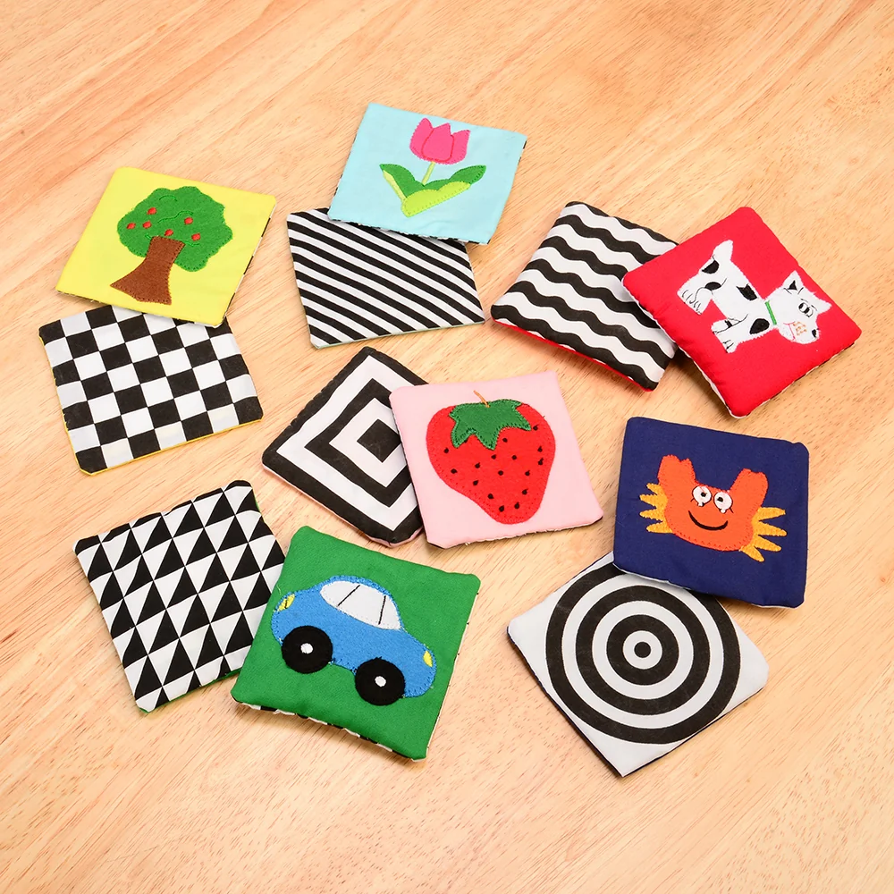 High Contrast Sensory Learning Bundle | Busy Box, Photo Album & Tactile Matching Patches - Image 6