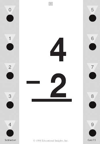 Hot Dots® Flash Cards, Subtraction 0-13 - Image 2