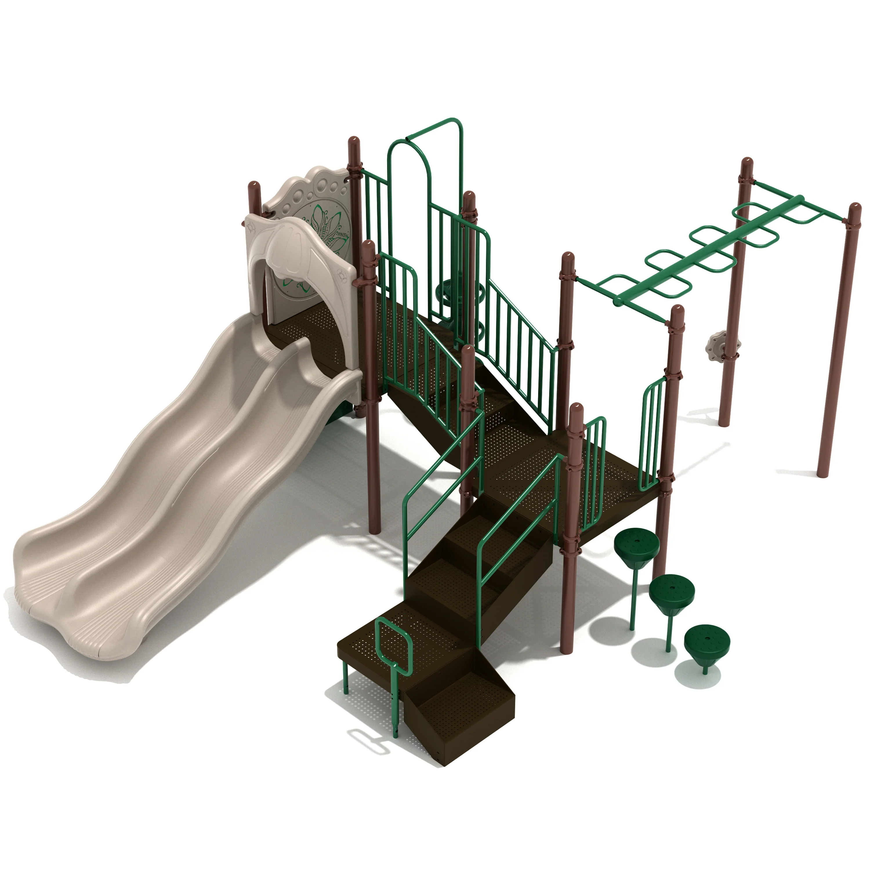 Hudson Yards Playground Structure | Outdoor Play Set with Climbers, Slides & Activity Panels for Ages 5–12