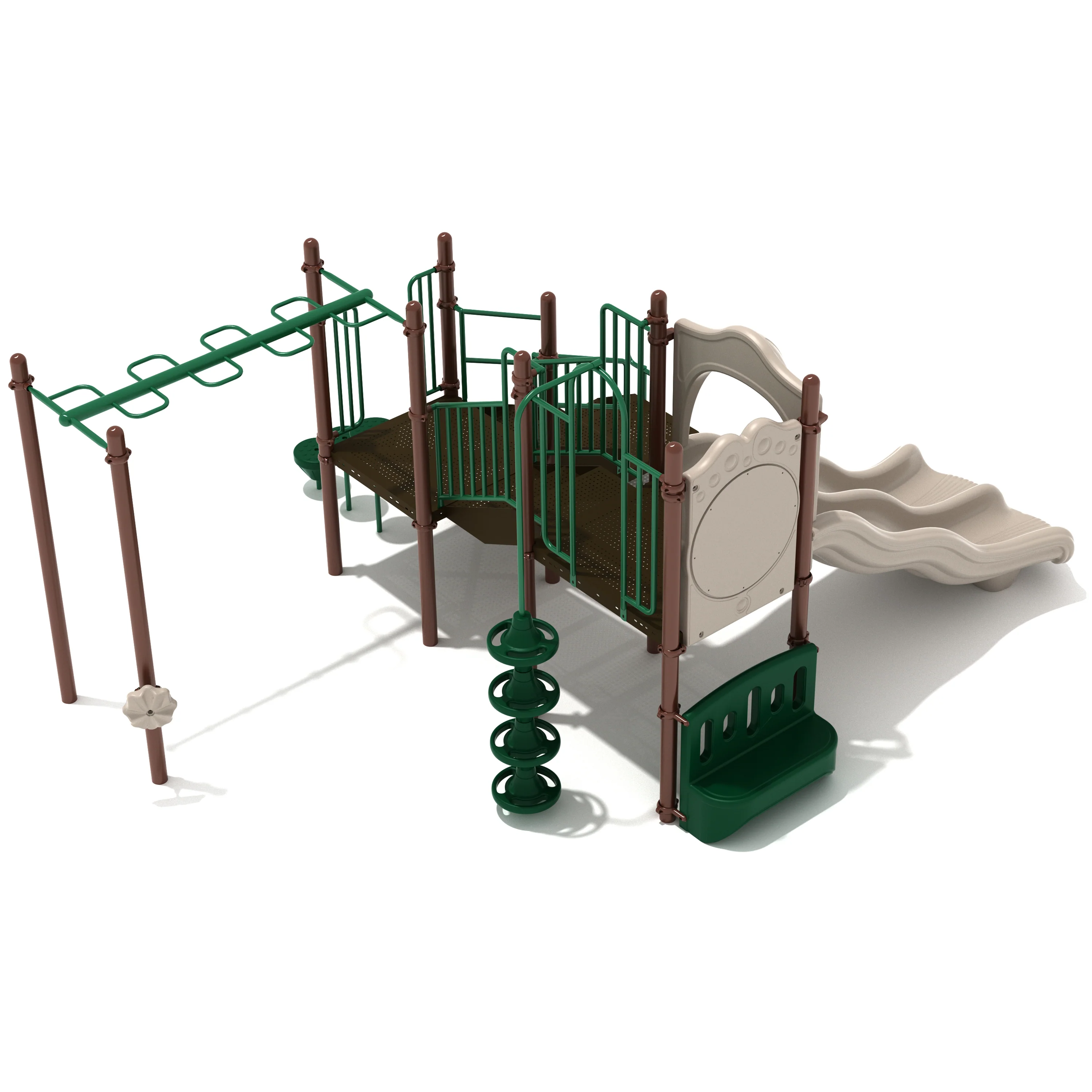 Hudson Yards Playground Structure | Outdoor Play Set with Climbers, Slides & Activity Panels for Ages 5–12 - Image 2