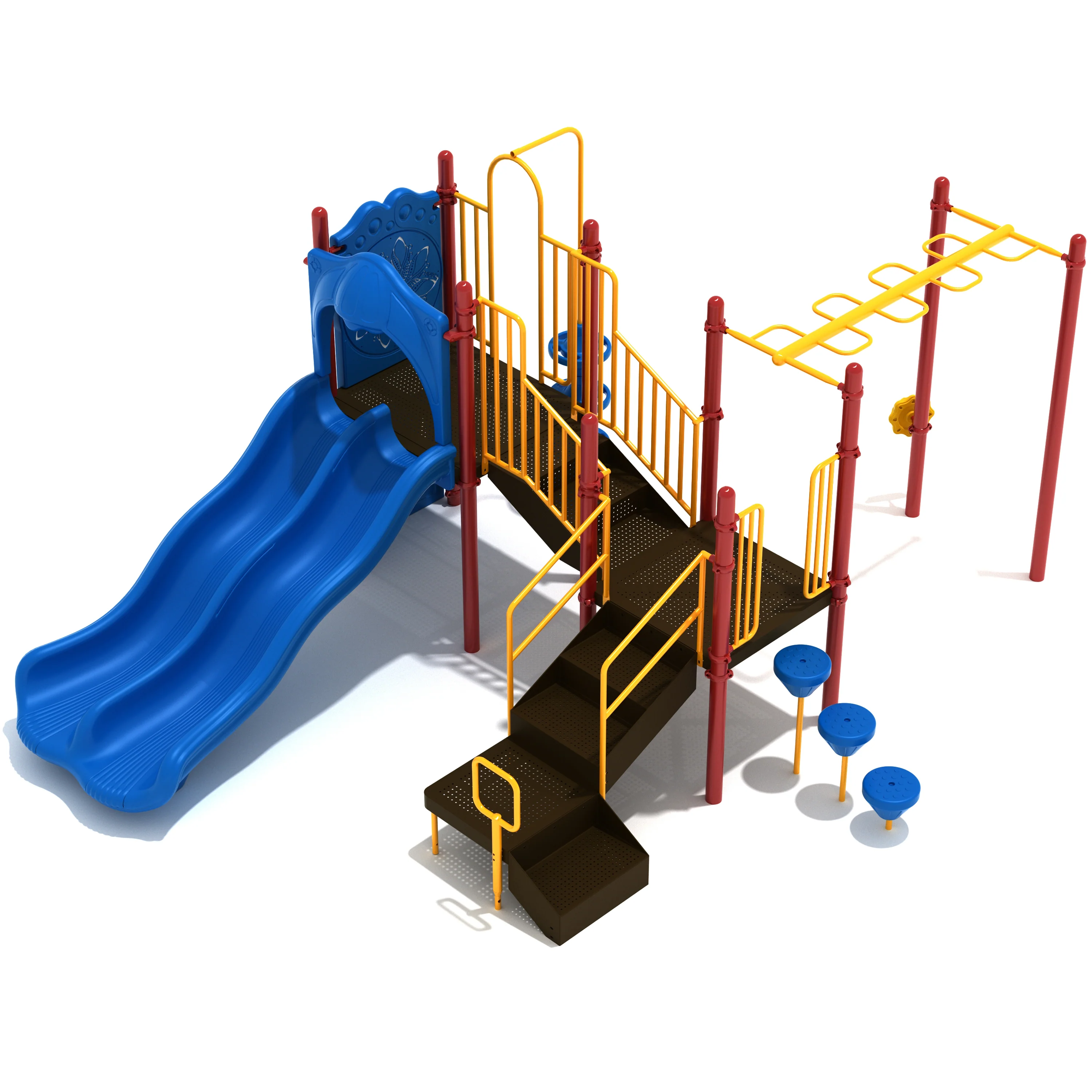 Hudson Yards Playground Structure | Outdoor Play Set with Climbers, Slides & Activity Panels for Ages 5–12 - Image 4