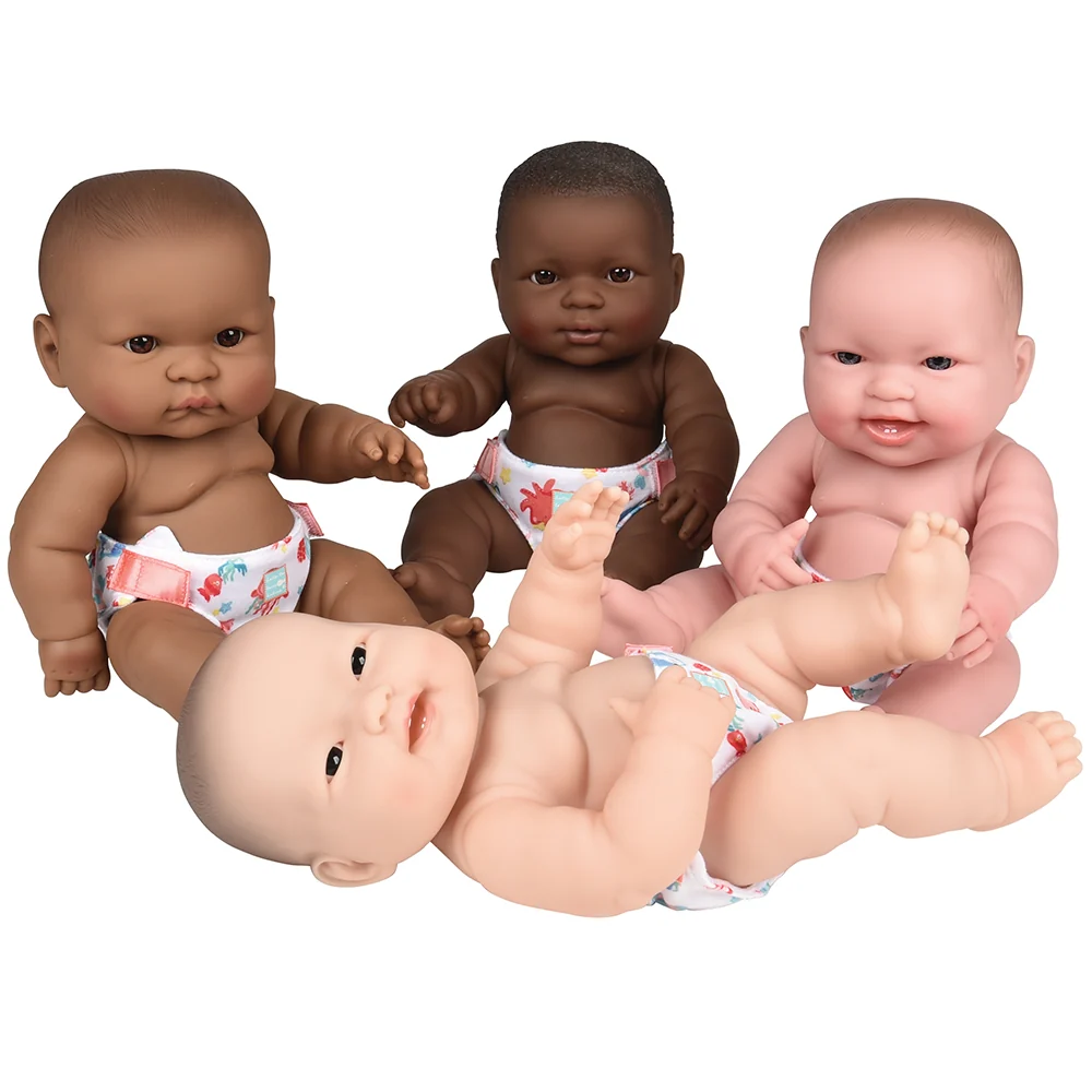 14" Huggable Multicultural Baby Dolls | Set of 4 with Detailed Features - Image 3
