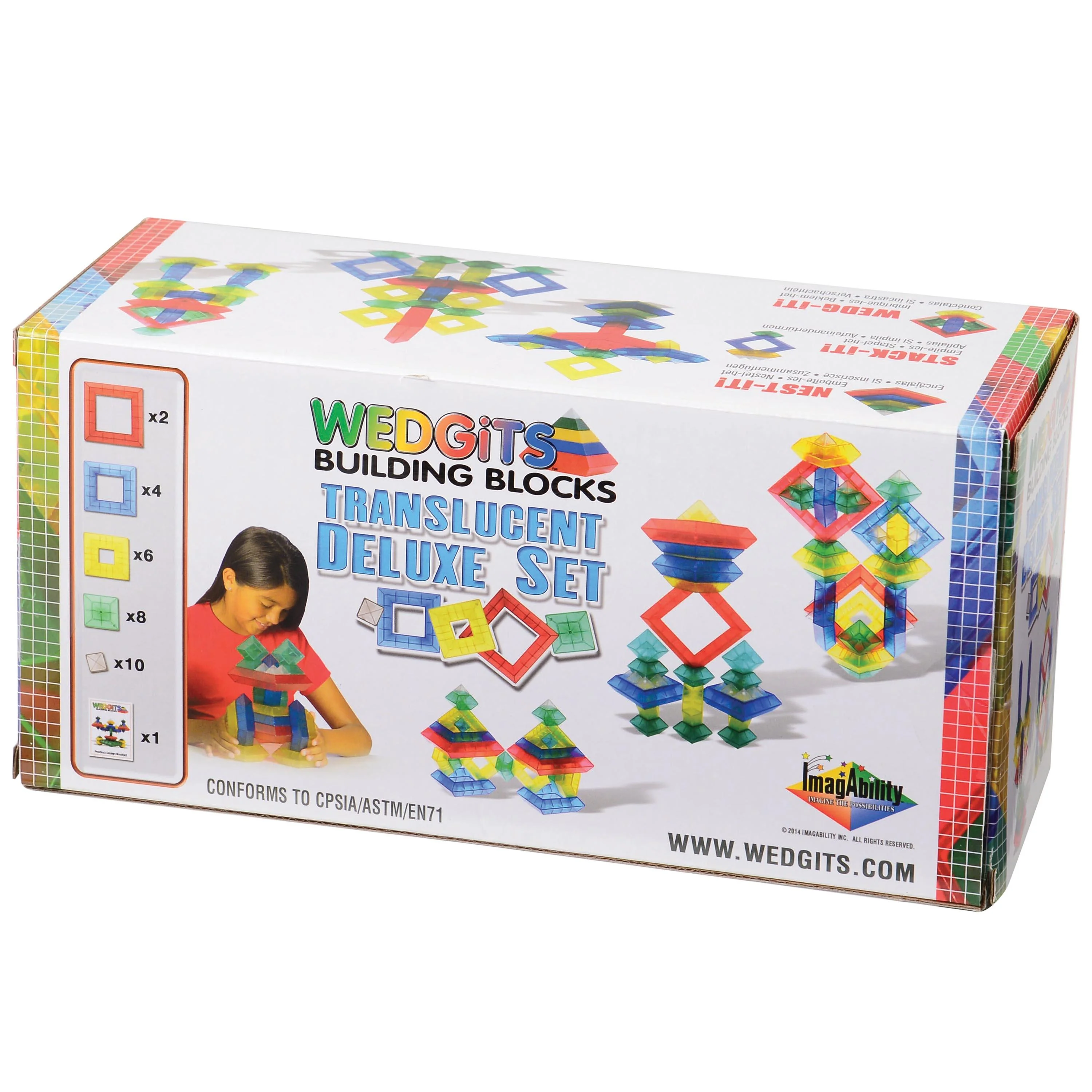 ImagAbility WEDGiTS Translucent 30-Piece Set - Wedgits - Image 3