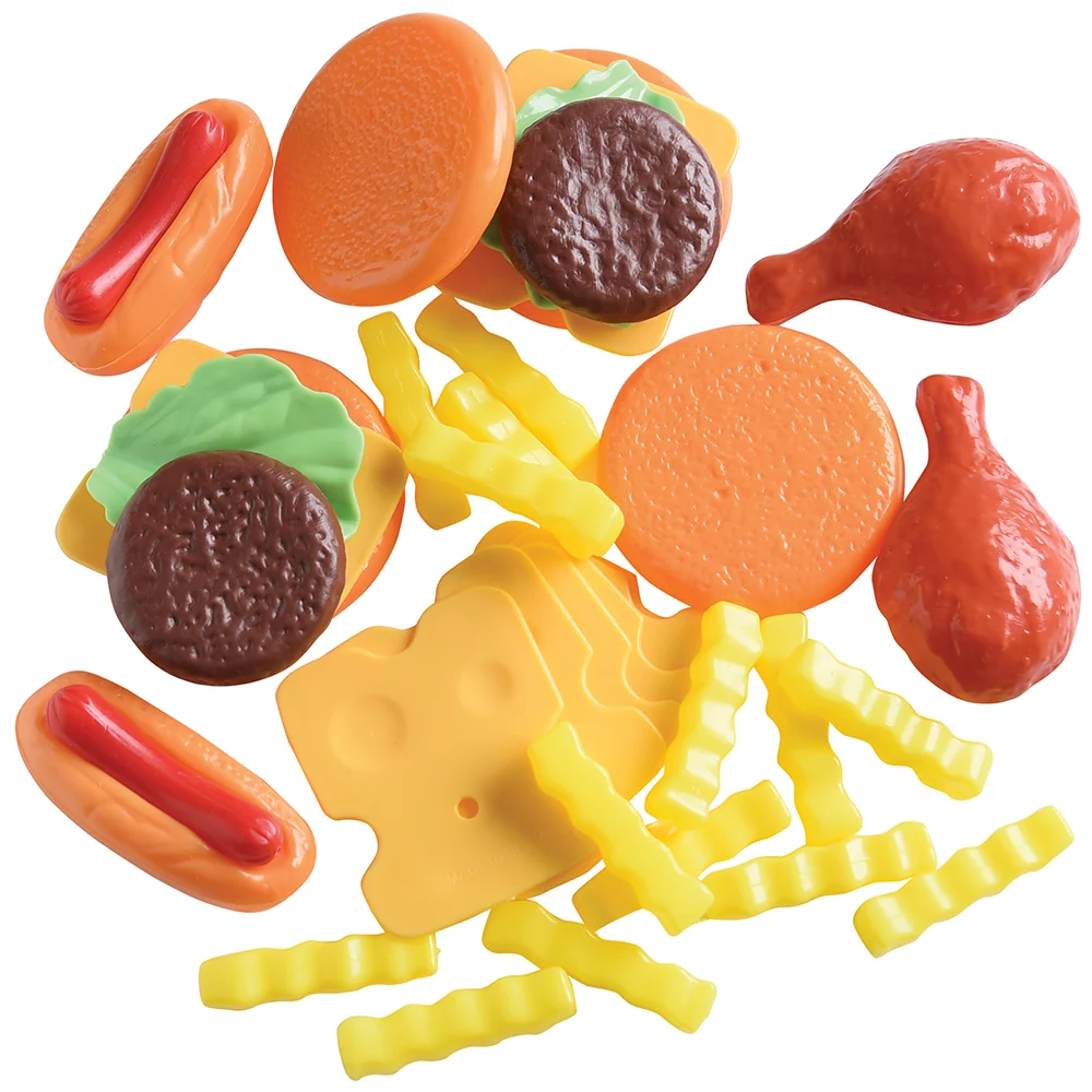 Bargain-Buffet Mini Foods | 130-Piece Realistic Play Food Set - Image 9