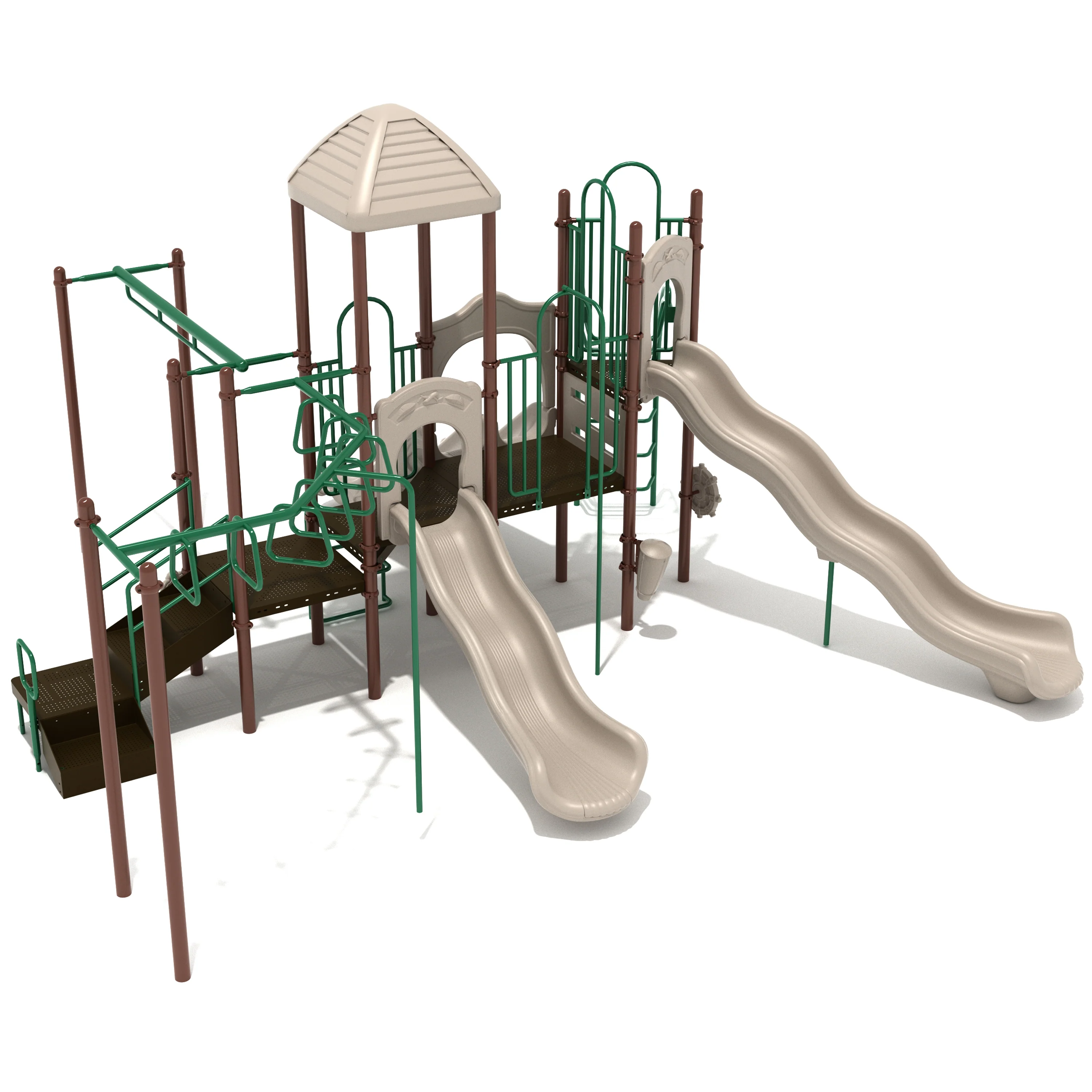 Imperial Springs Adventure Playground Set | Multi-Slide, Overhead Climbers for Ages 5–12 - Image 2