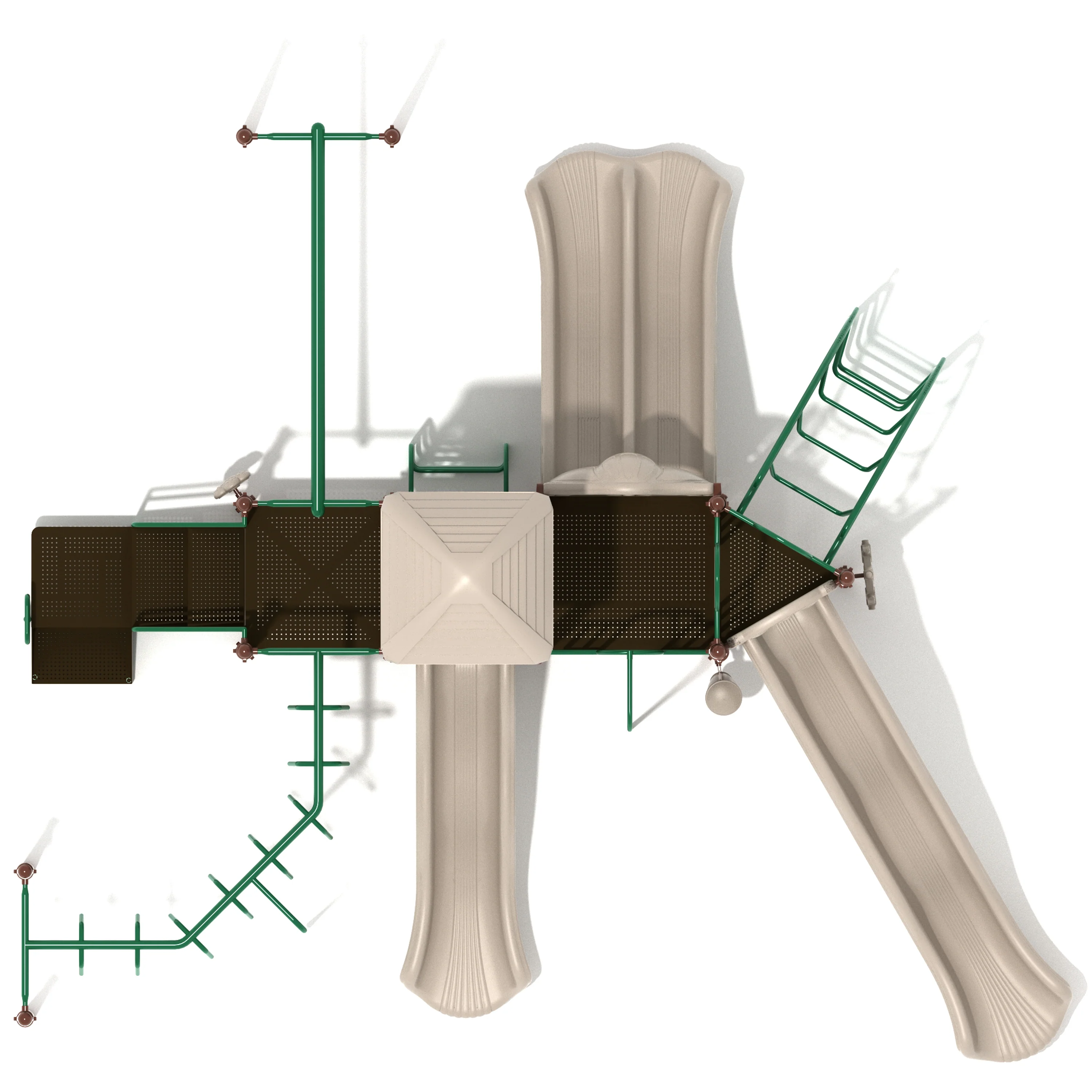 Imperial Springs Adventure Playground Set | Multi-Slide, Overhead Climbers for Ages 5–12 - Image 3