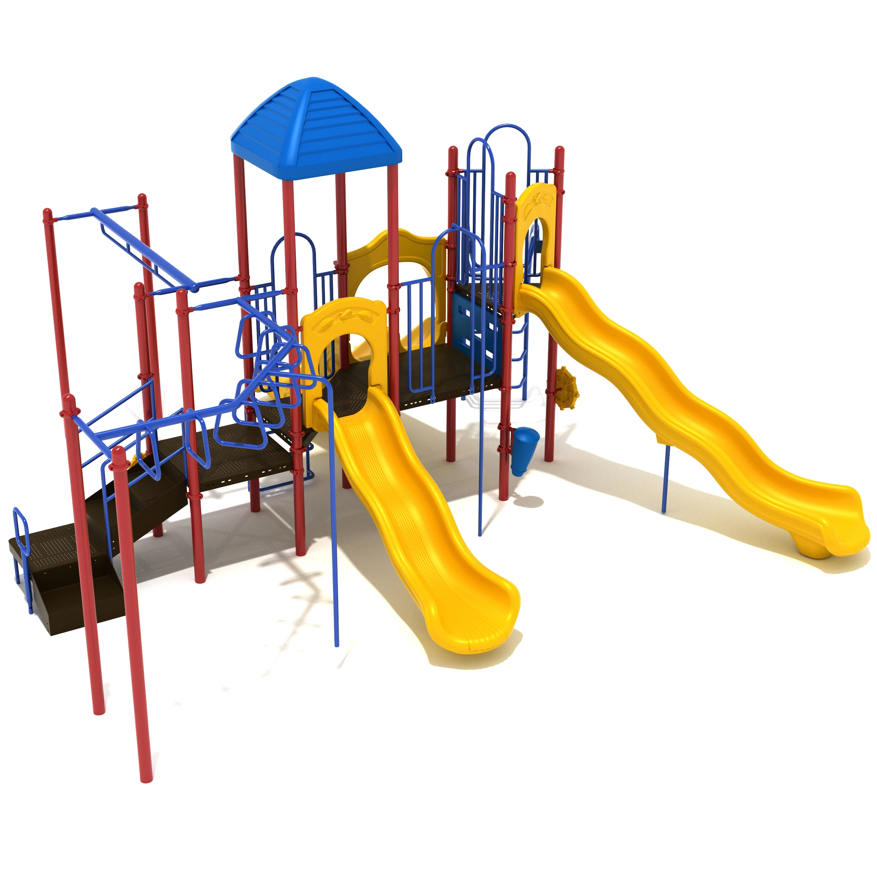 Imperial Springs Adventure Playground Set | Multi-Slide, Overhead Climbers for Ages 5–12 - Image 4
