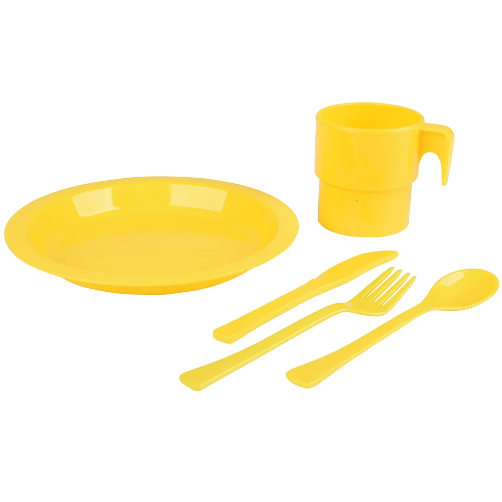 Indestructible Play Dishes | 20-Piece Unbreakable Pretend Dining Set - Image 4