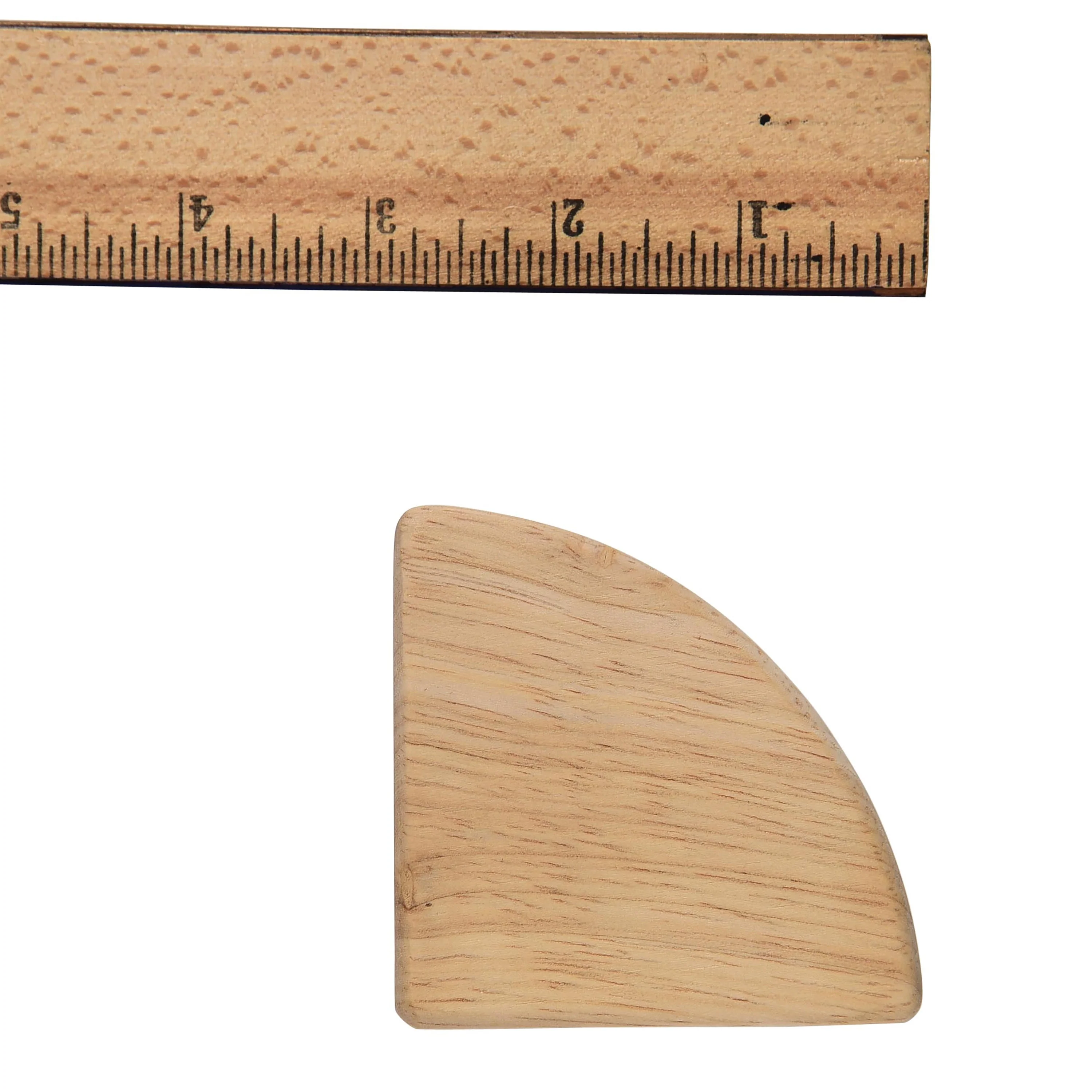 Wood Unit Blocks: Quarter Circle Unit Block - Image 2