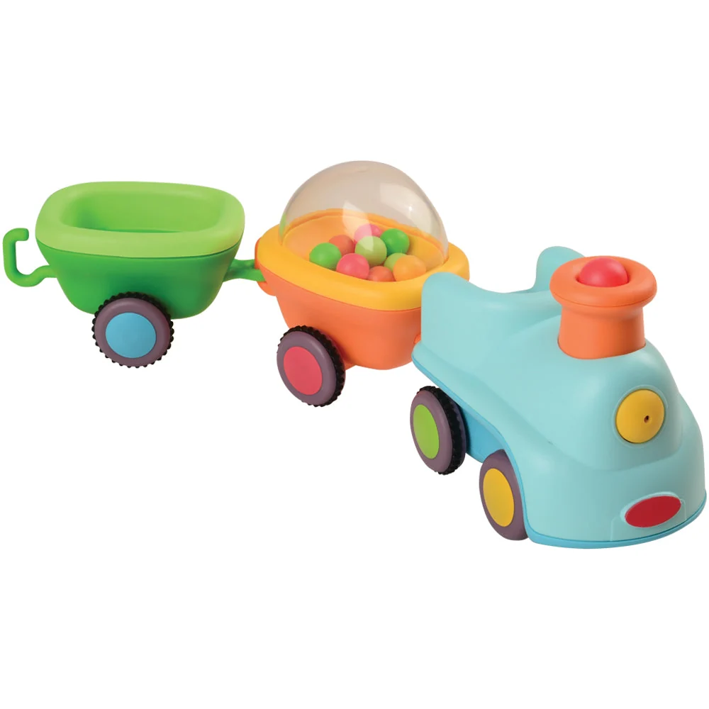 Musical Toy Train with Track – Interactive 3-Car Learning Train for Toddlers 12+ Months - Image 2