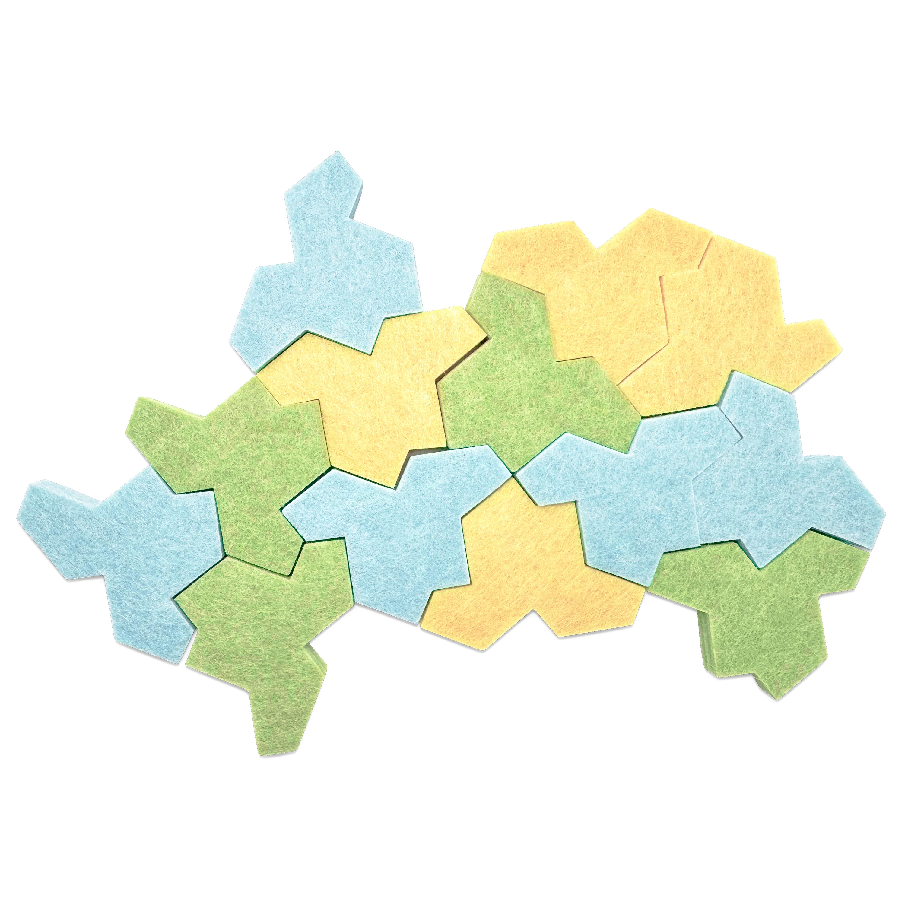 Infinity Tiles Aperiodic Math Puzzle Set | 30 Piece 13-Sided Brain Building Spatial Reasoning Puzzle - Image 3