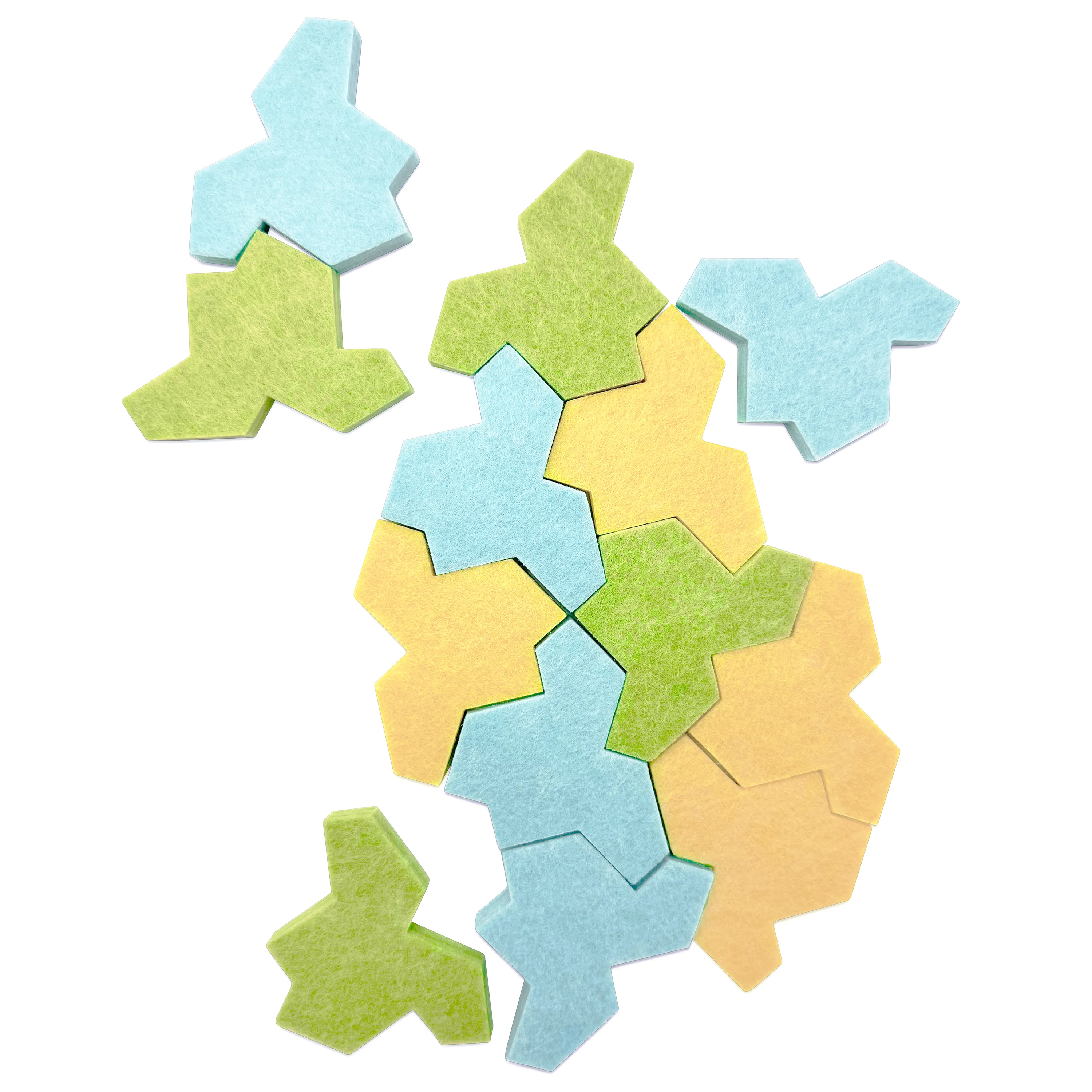Infinity Tiles Aperiodic Math Puzzle Set | 30 Piece 13-Sided Brain Building Spatial Reasoning Puzzle - Image 4