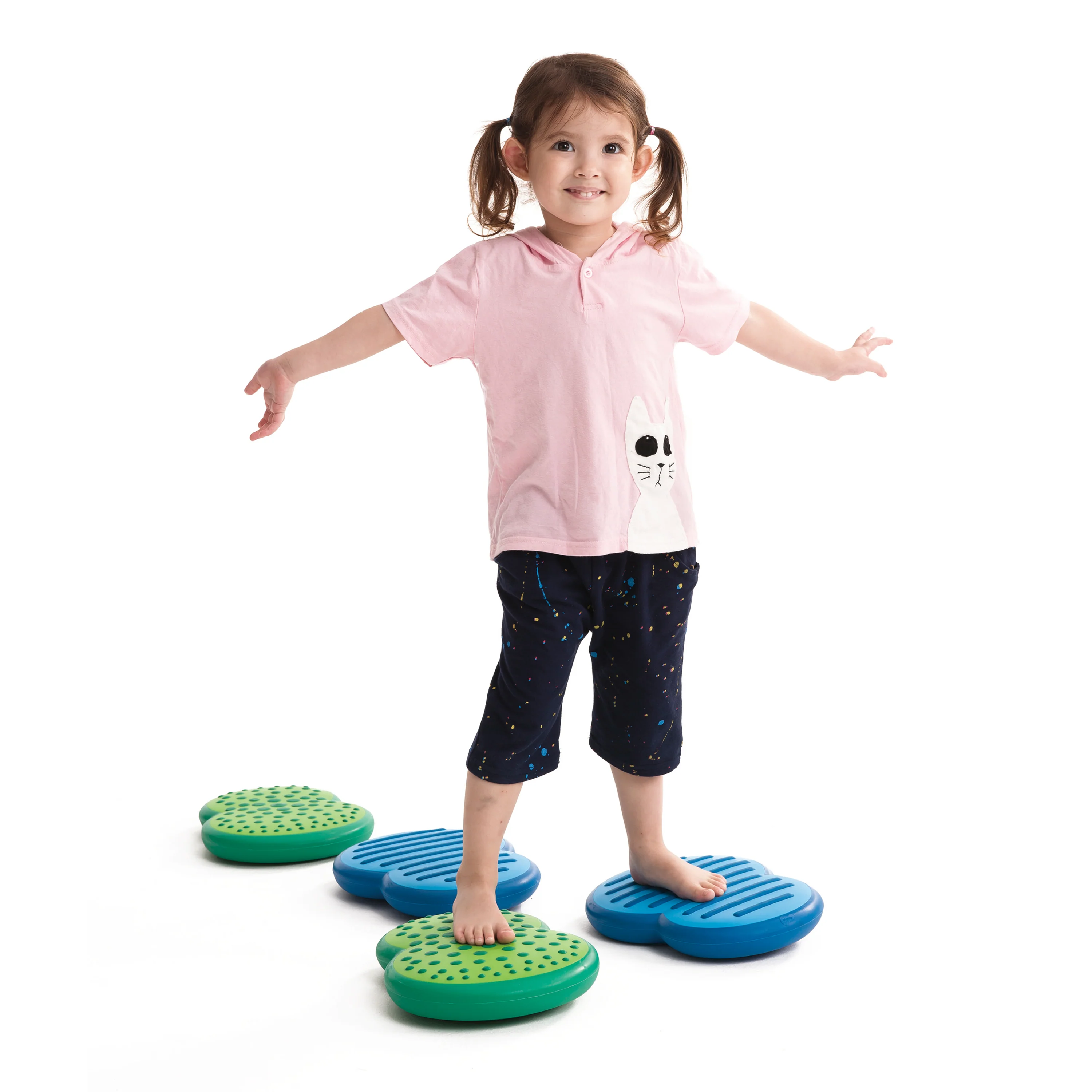 Inflatable Balance Stepping Clouds | Portable Balance Path Set with Textured Sensory Surfaces - Image 10